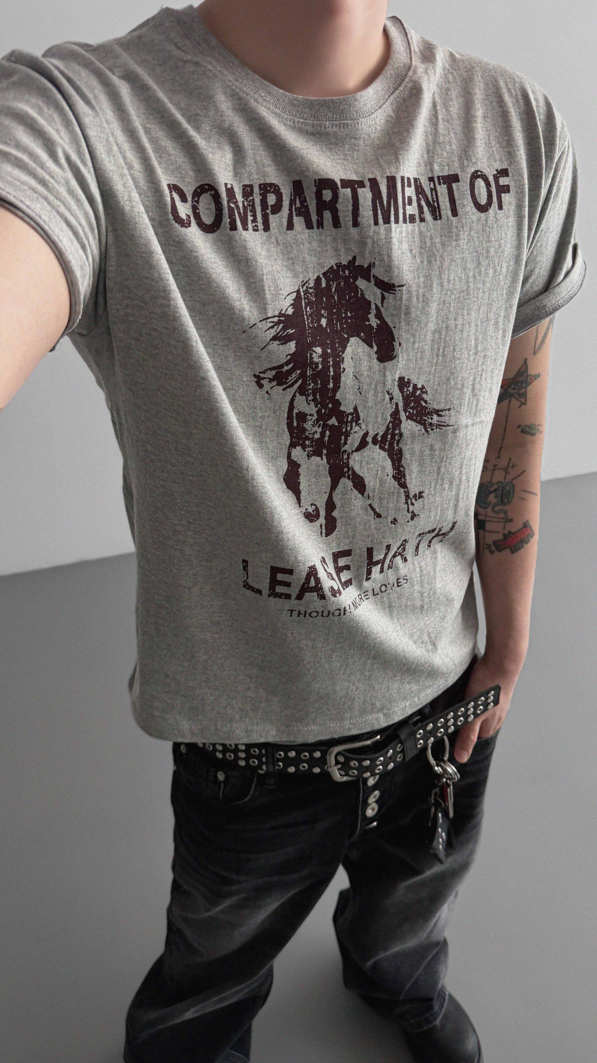 Lease slim crop half t