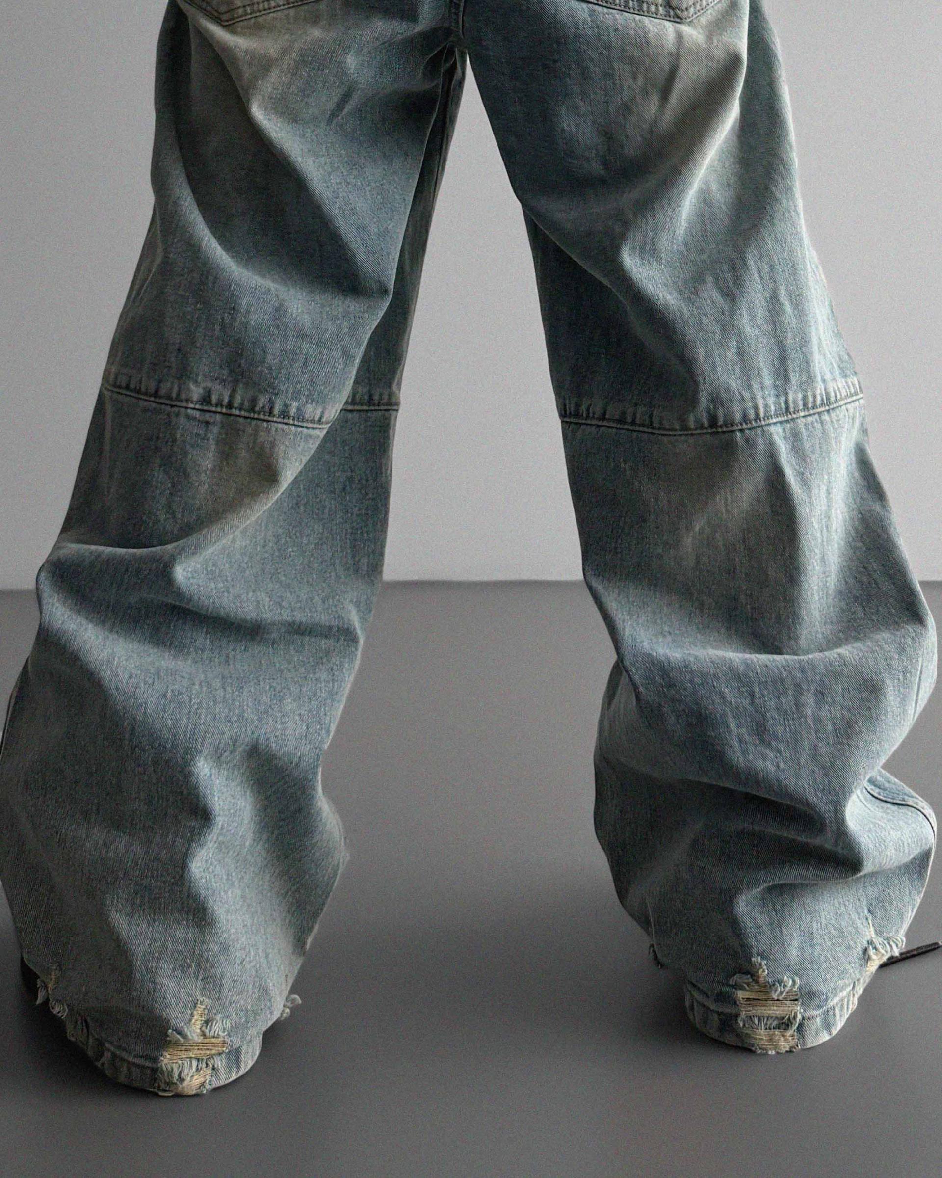 Frick damage denim pants