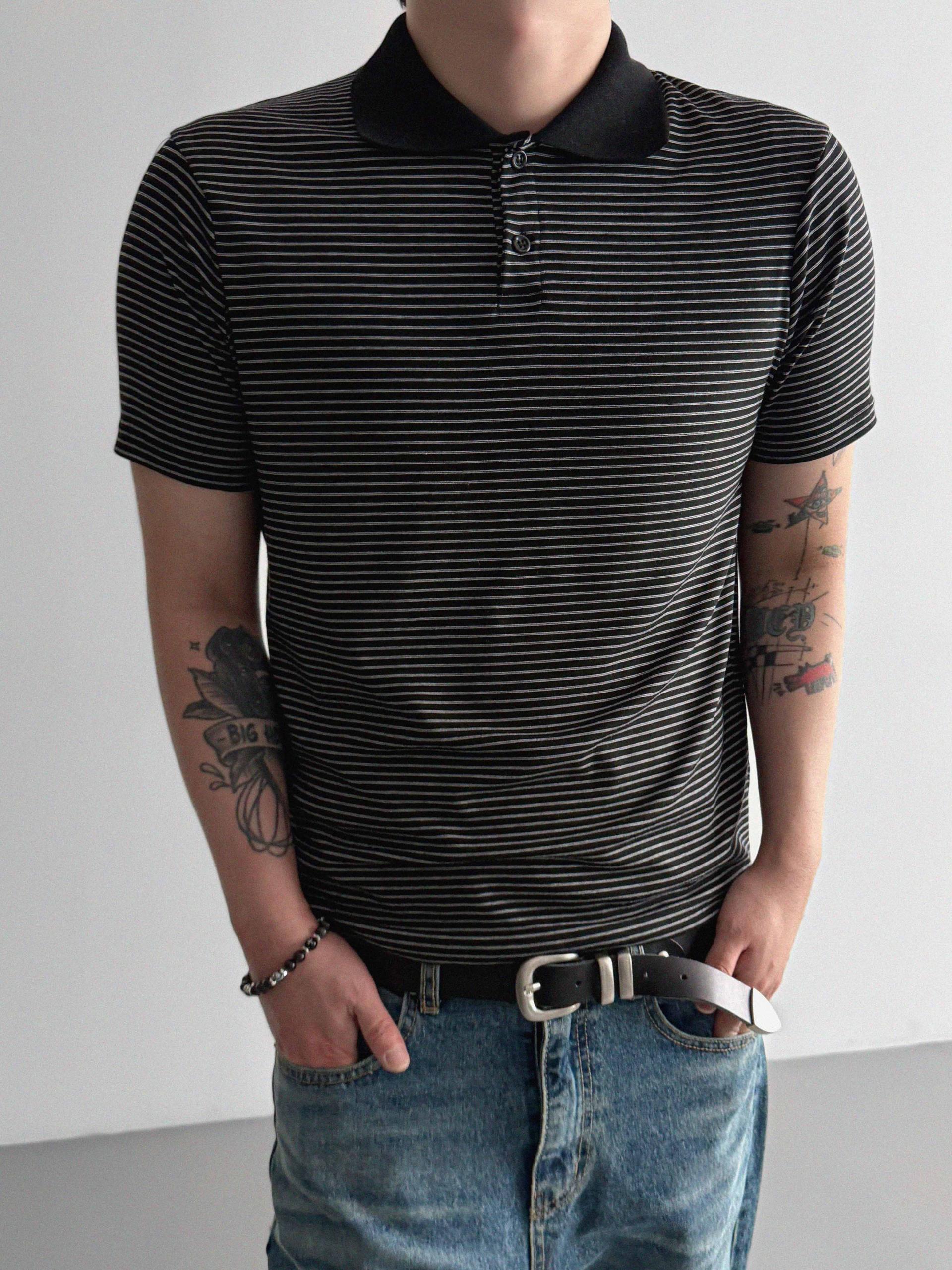 Cult collar half t