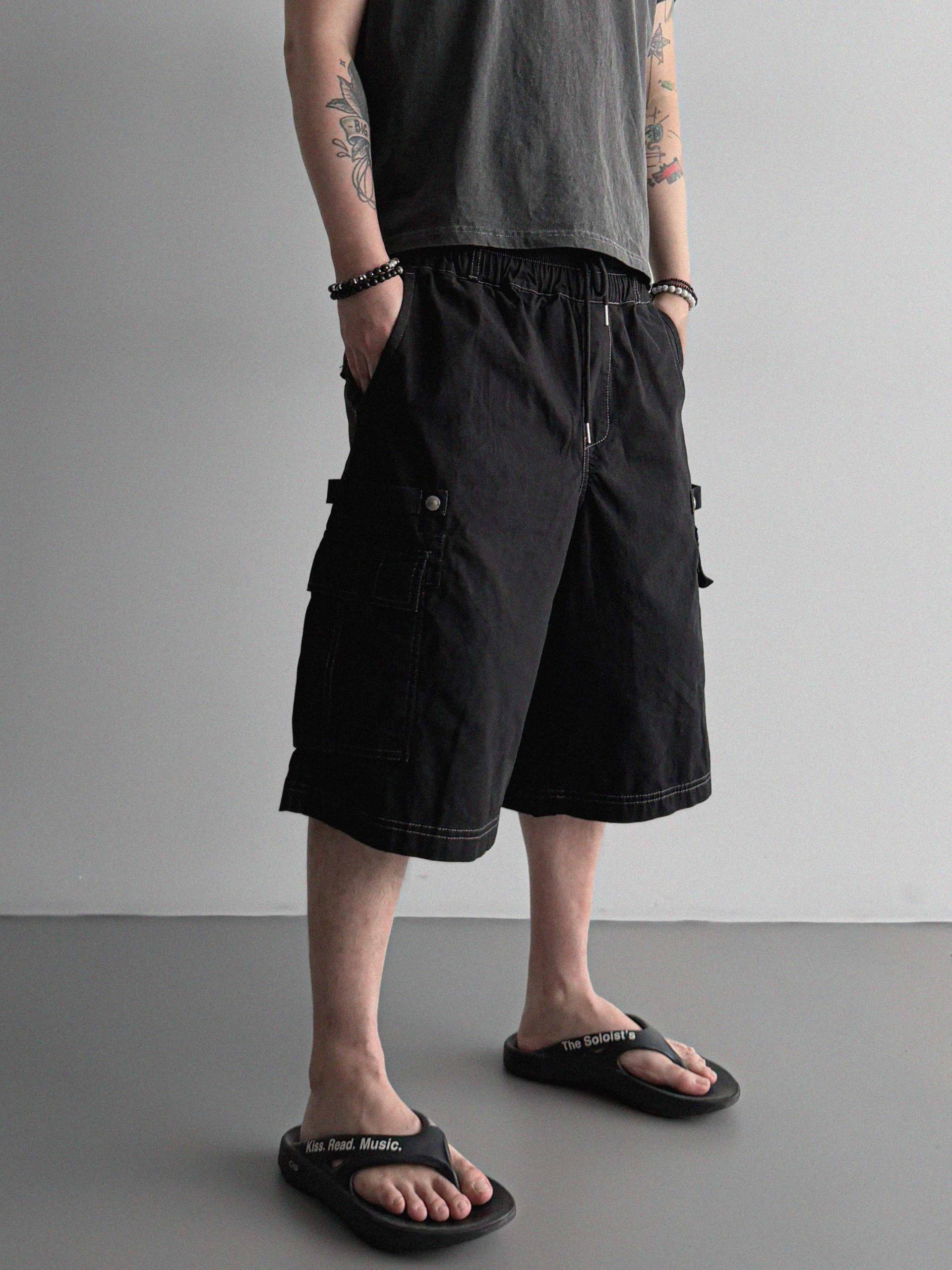 forsed cargo bermuda pants