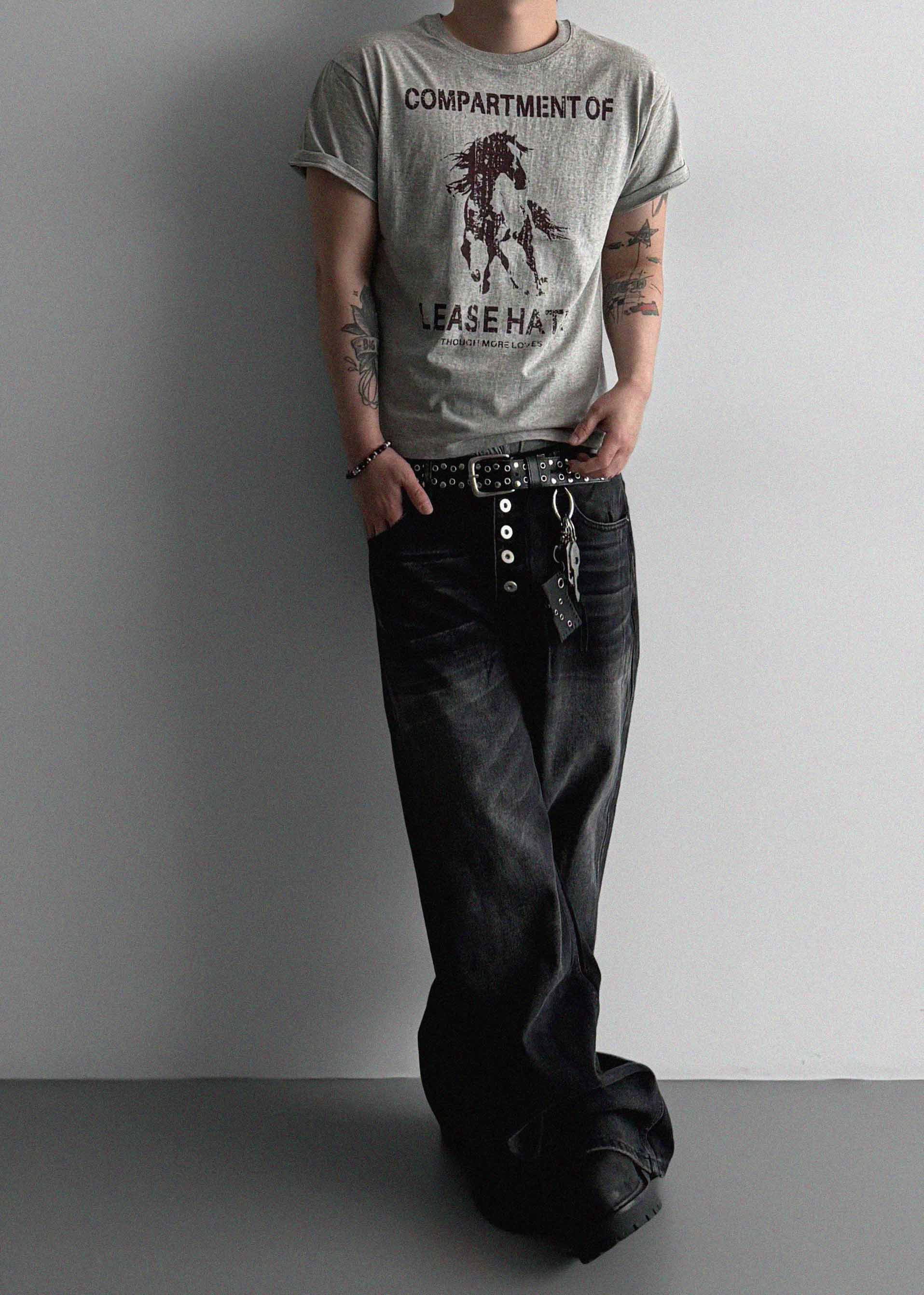 Lease slim crop half t