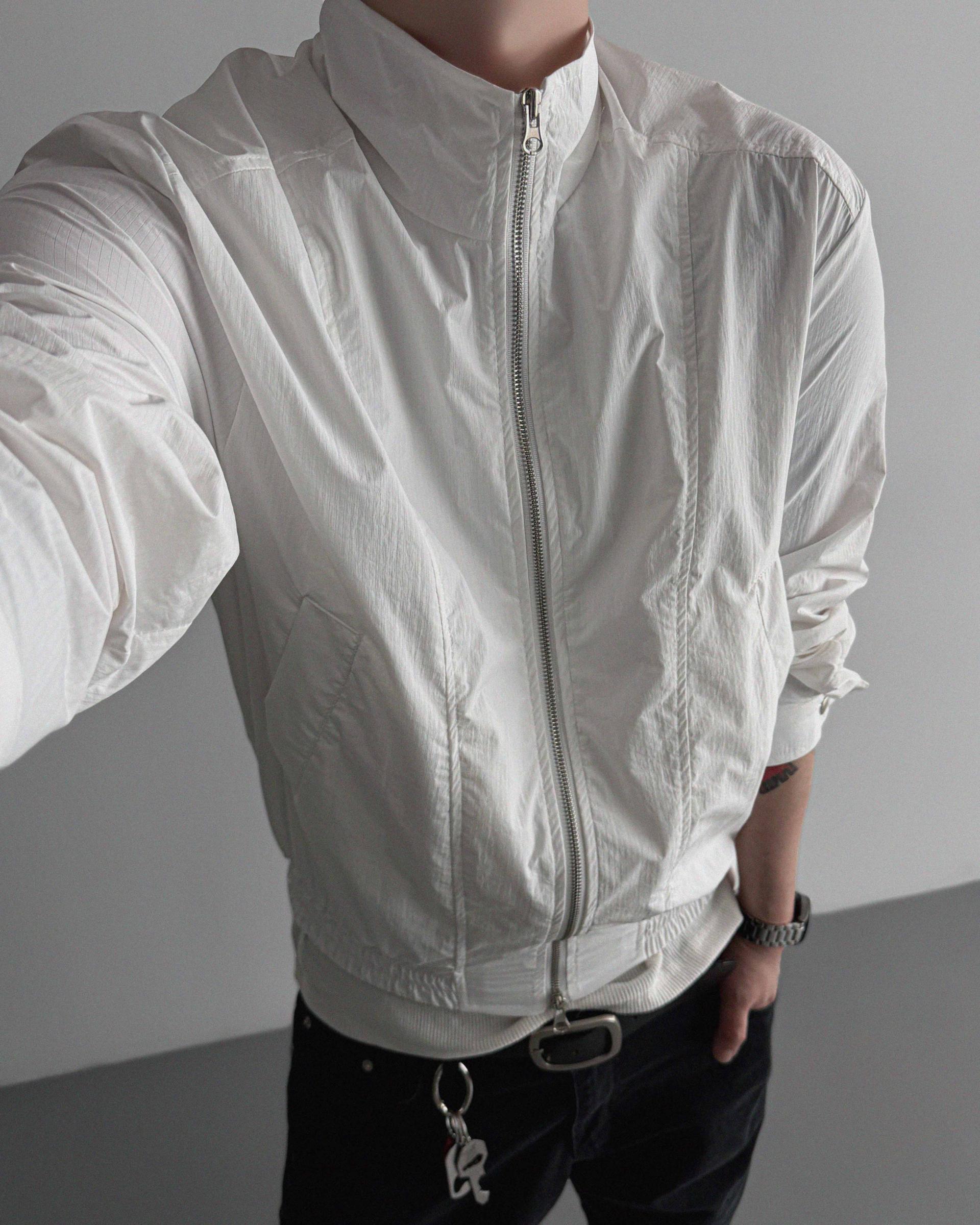 Summer nylon crop jacket