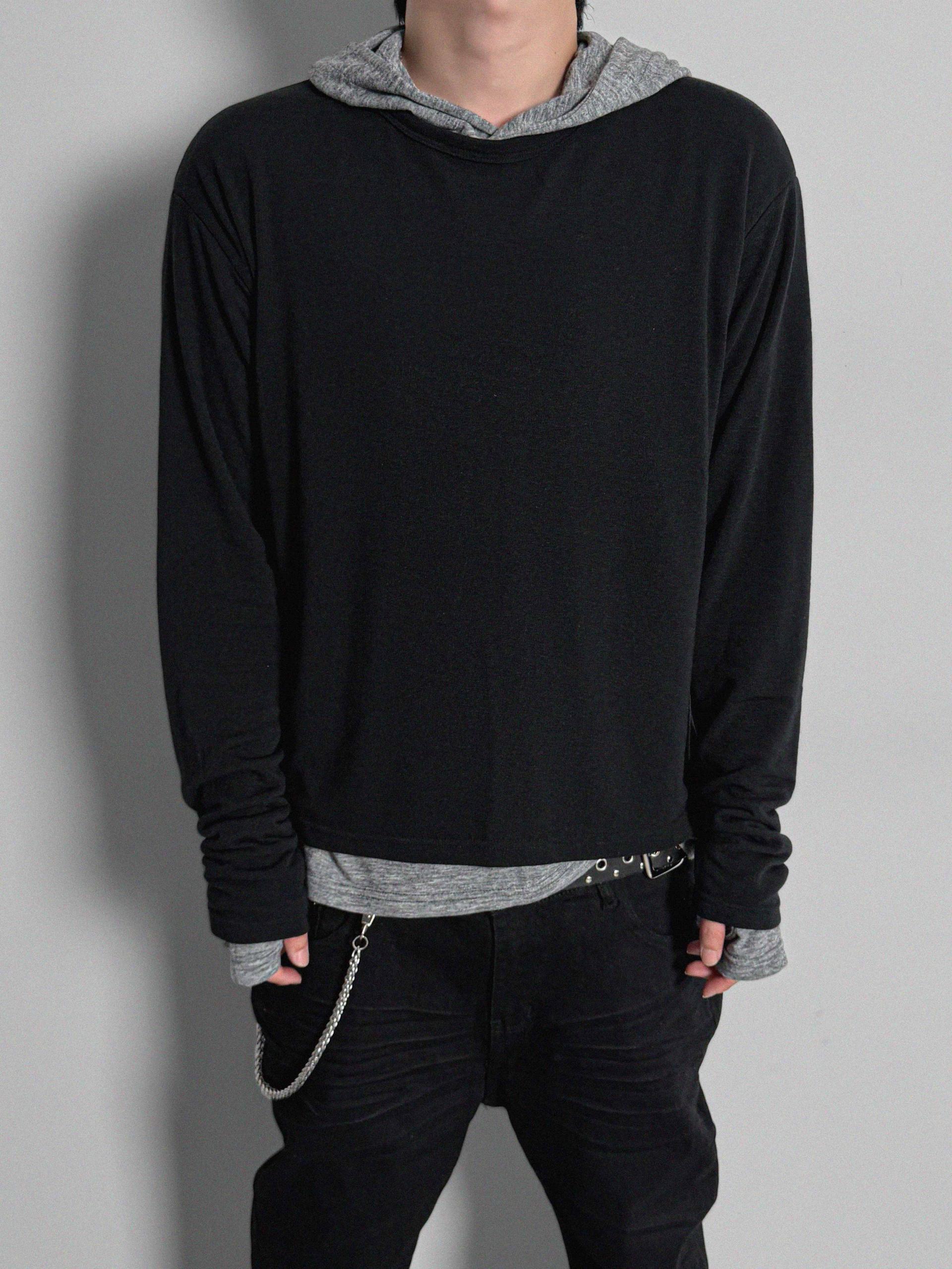 Index layered warmer hood t