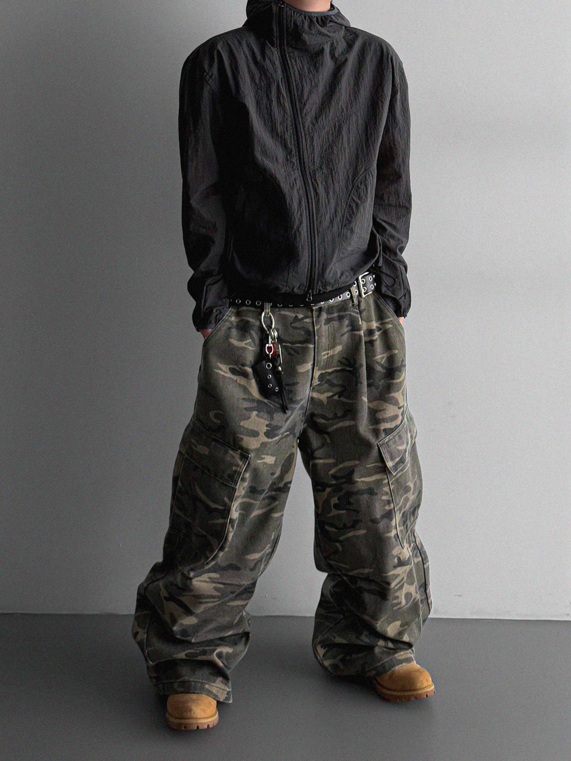 Summer diagonal zipper hood jacket