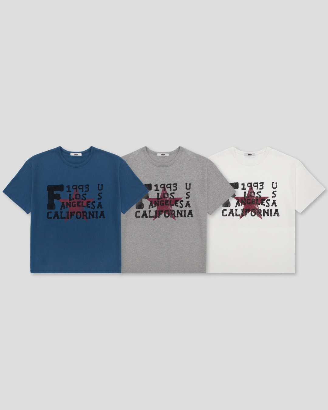 Retro star crop half t