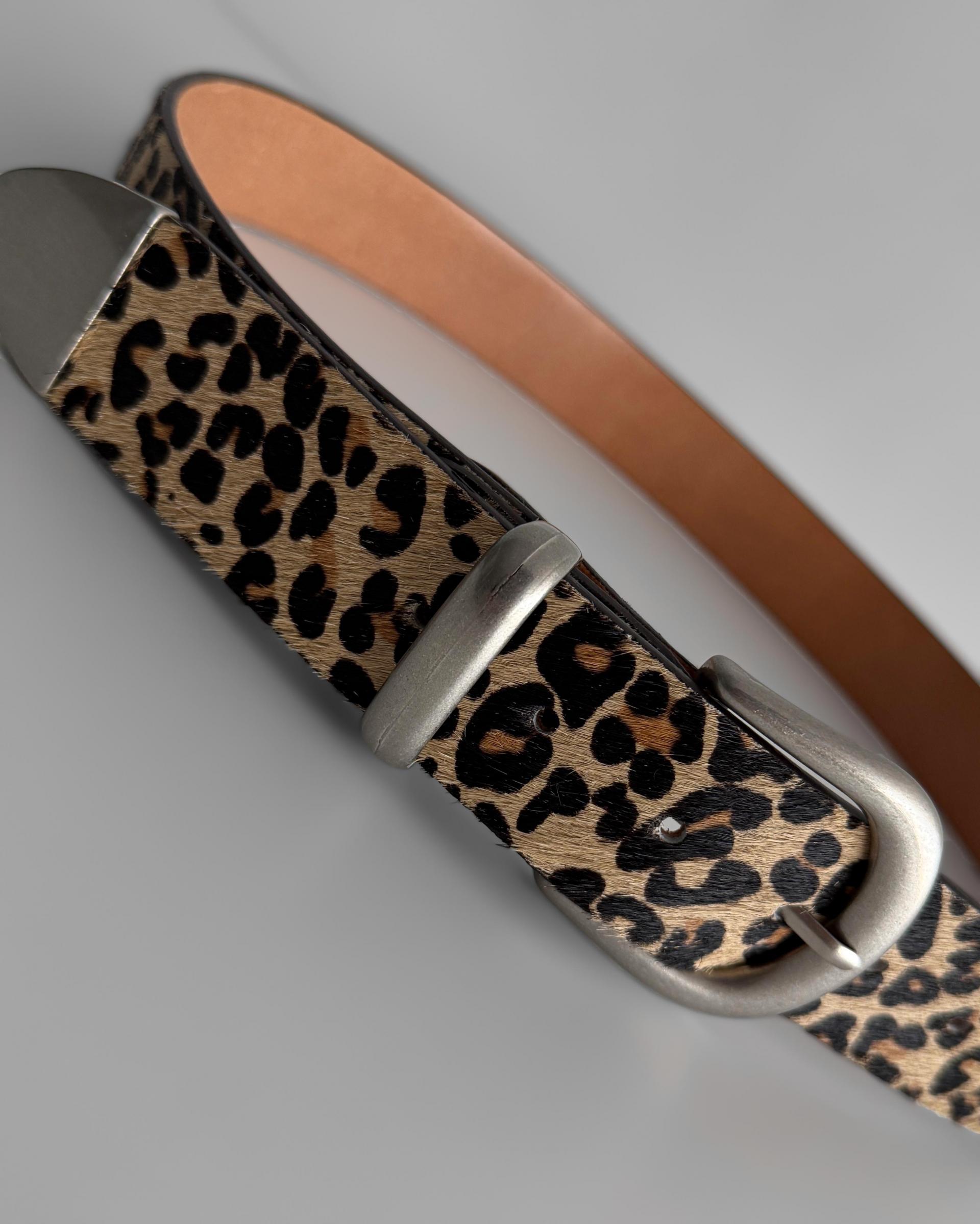 Calf skin animal 40 belt