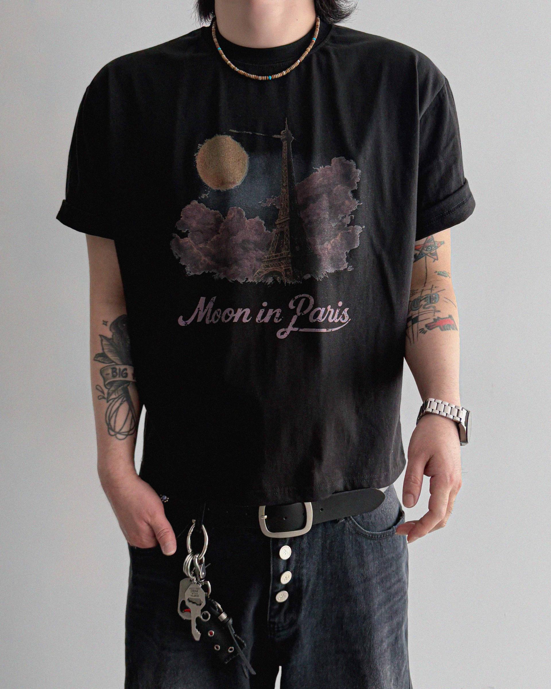 Paris moon crop half t