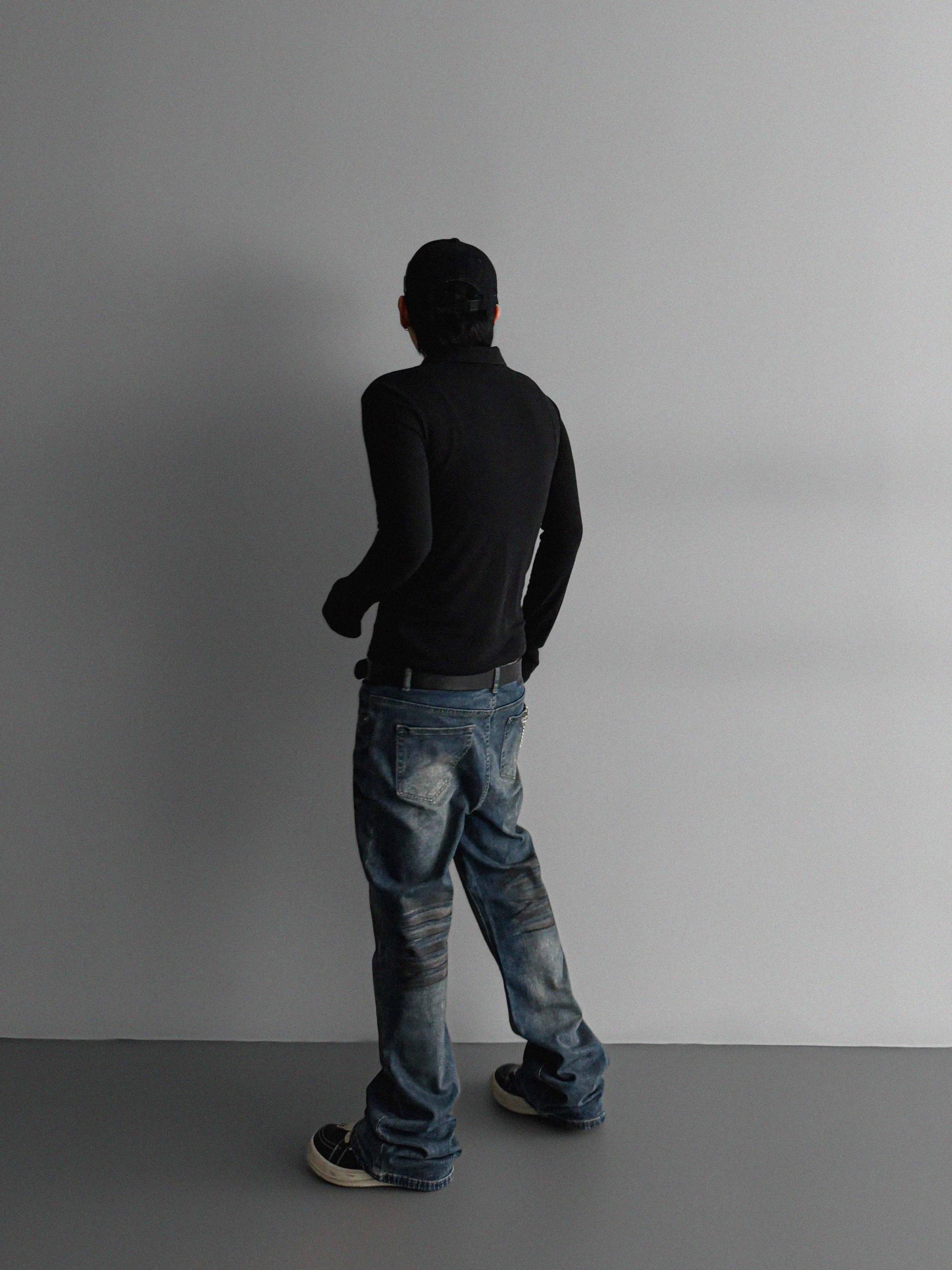 Blank slim warmer collar t