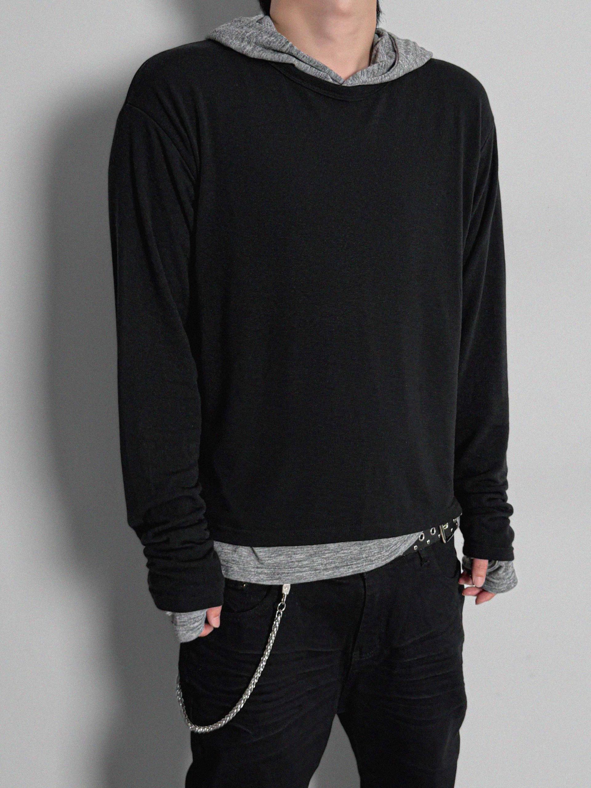 Index layered warmer hood t