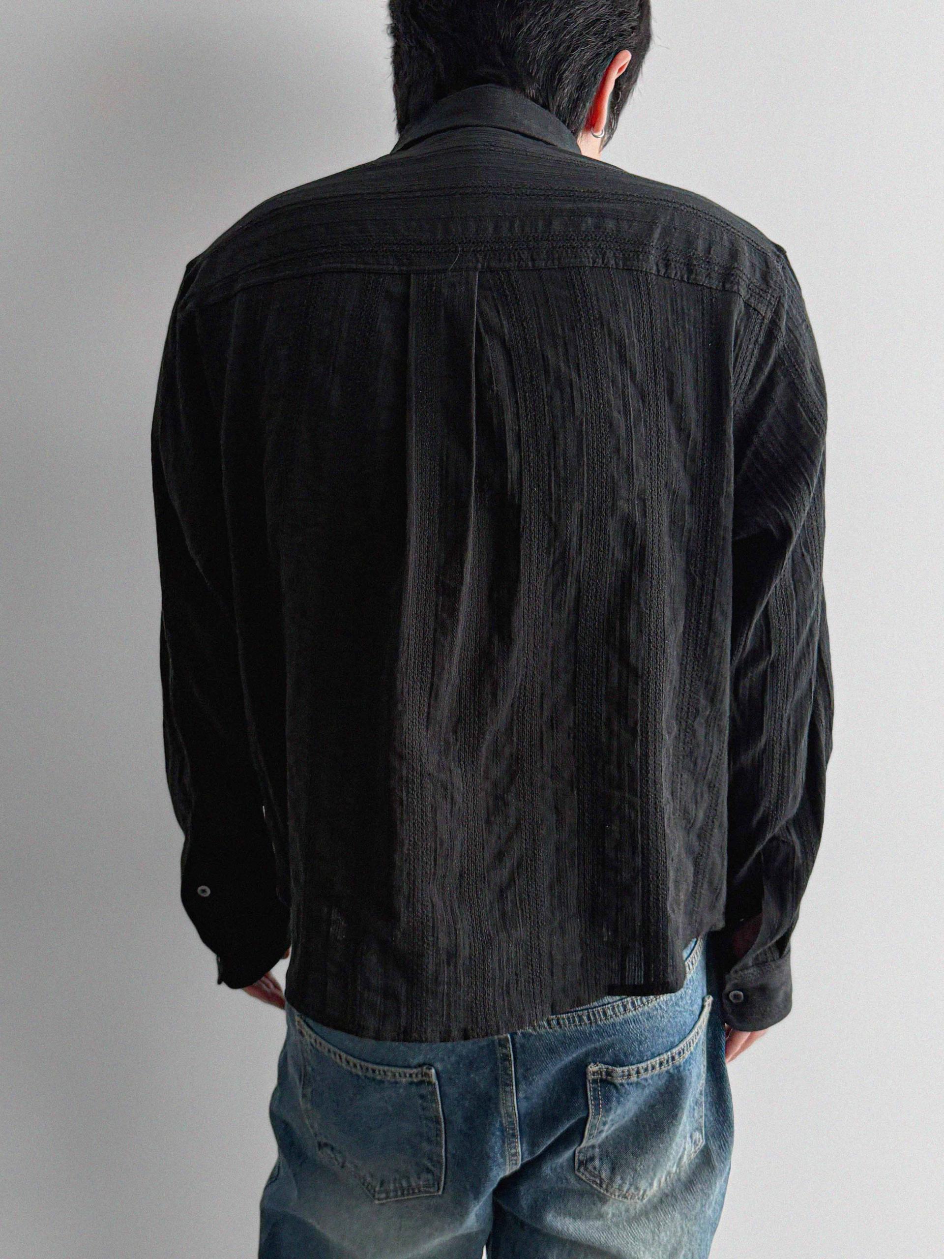 Dress crop shirt