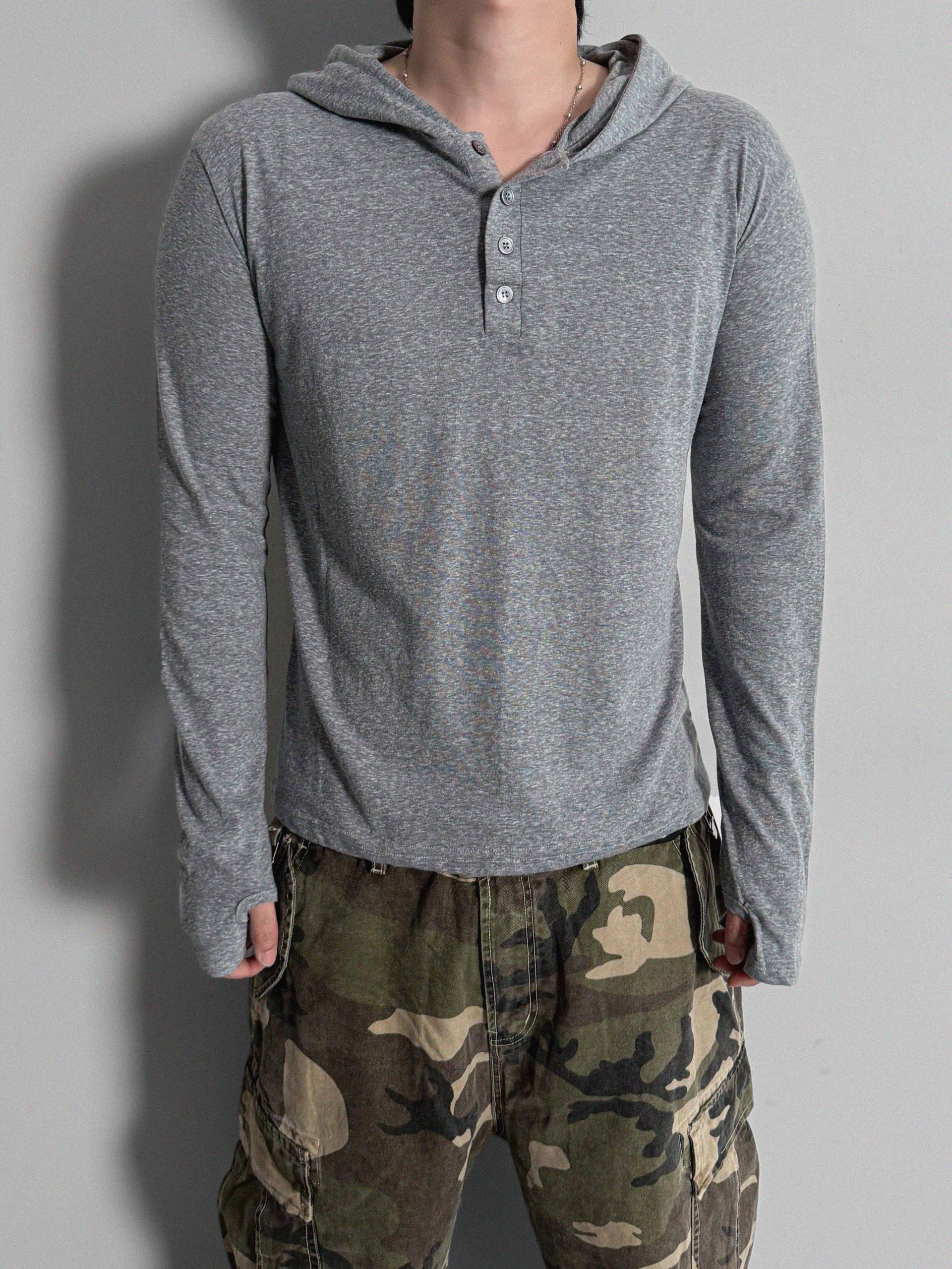 After henry neck warmer hoodie t