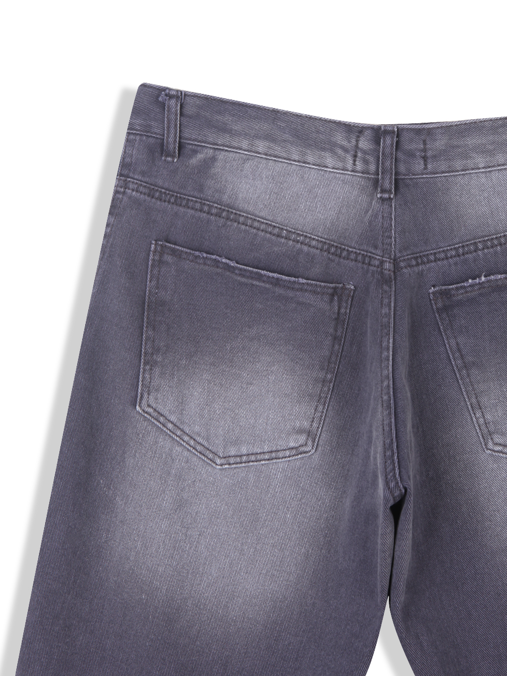 Cachion twisted wide denim pants