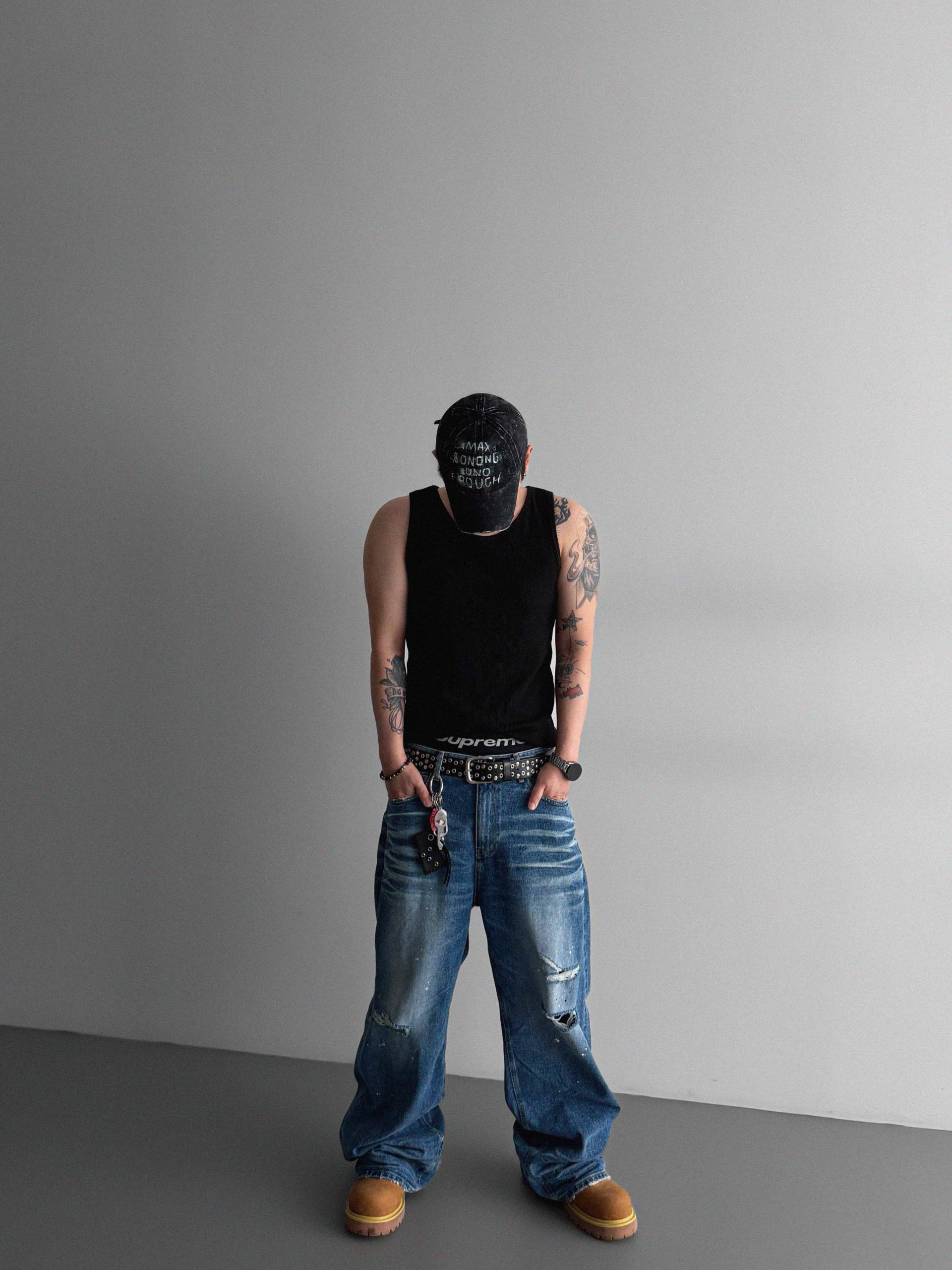 Terminal ribbed sleeveless