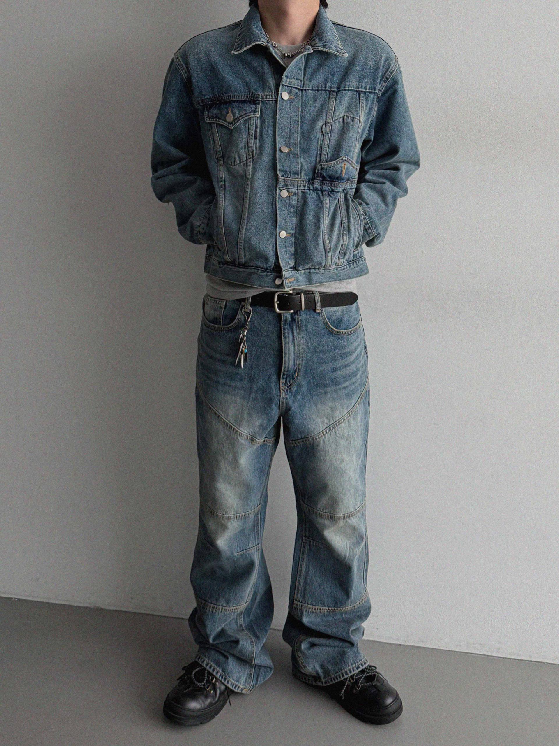 Mabel reverse crop denim jacket