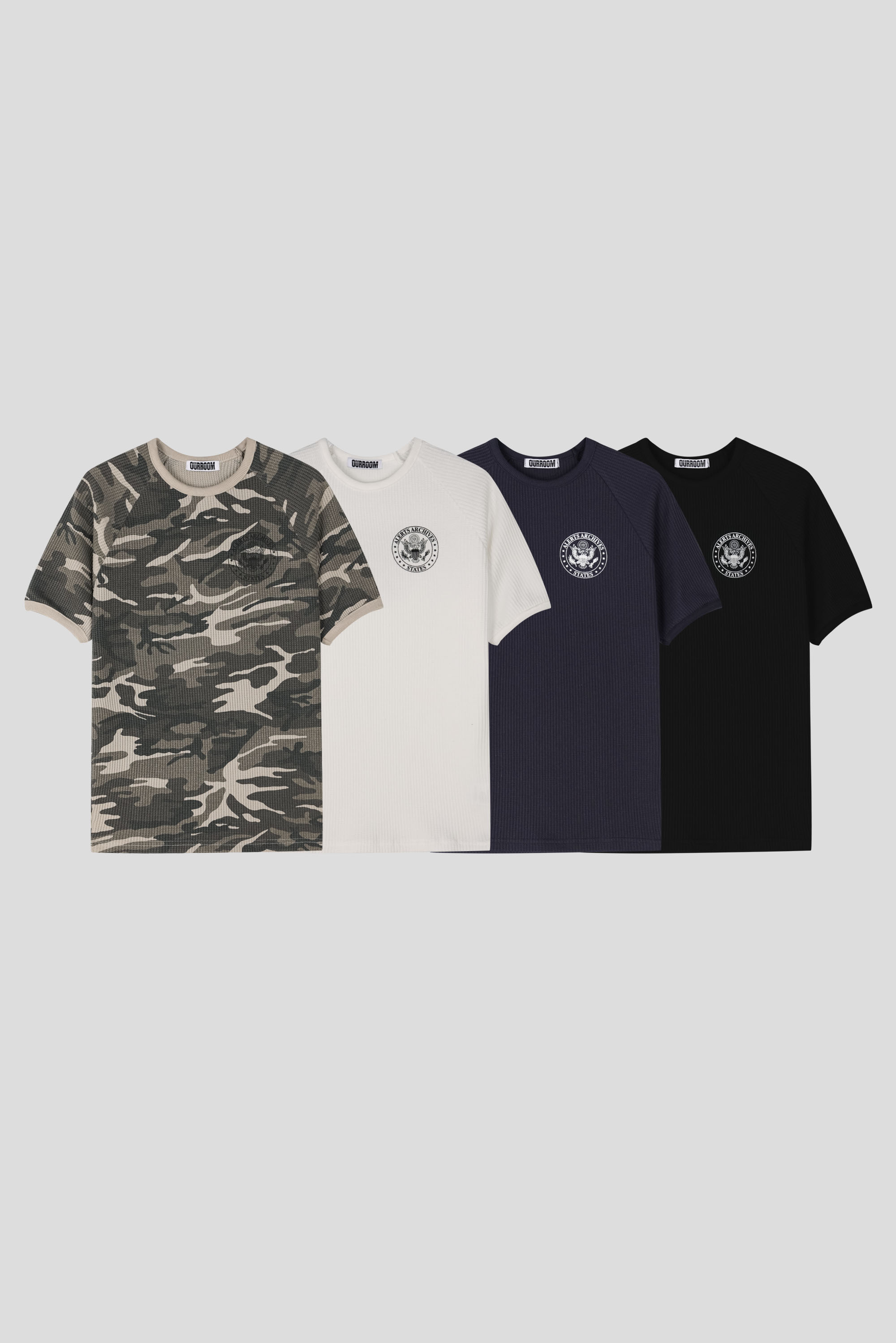 SEAL waffle muscle half t