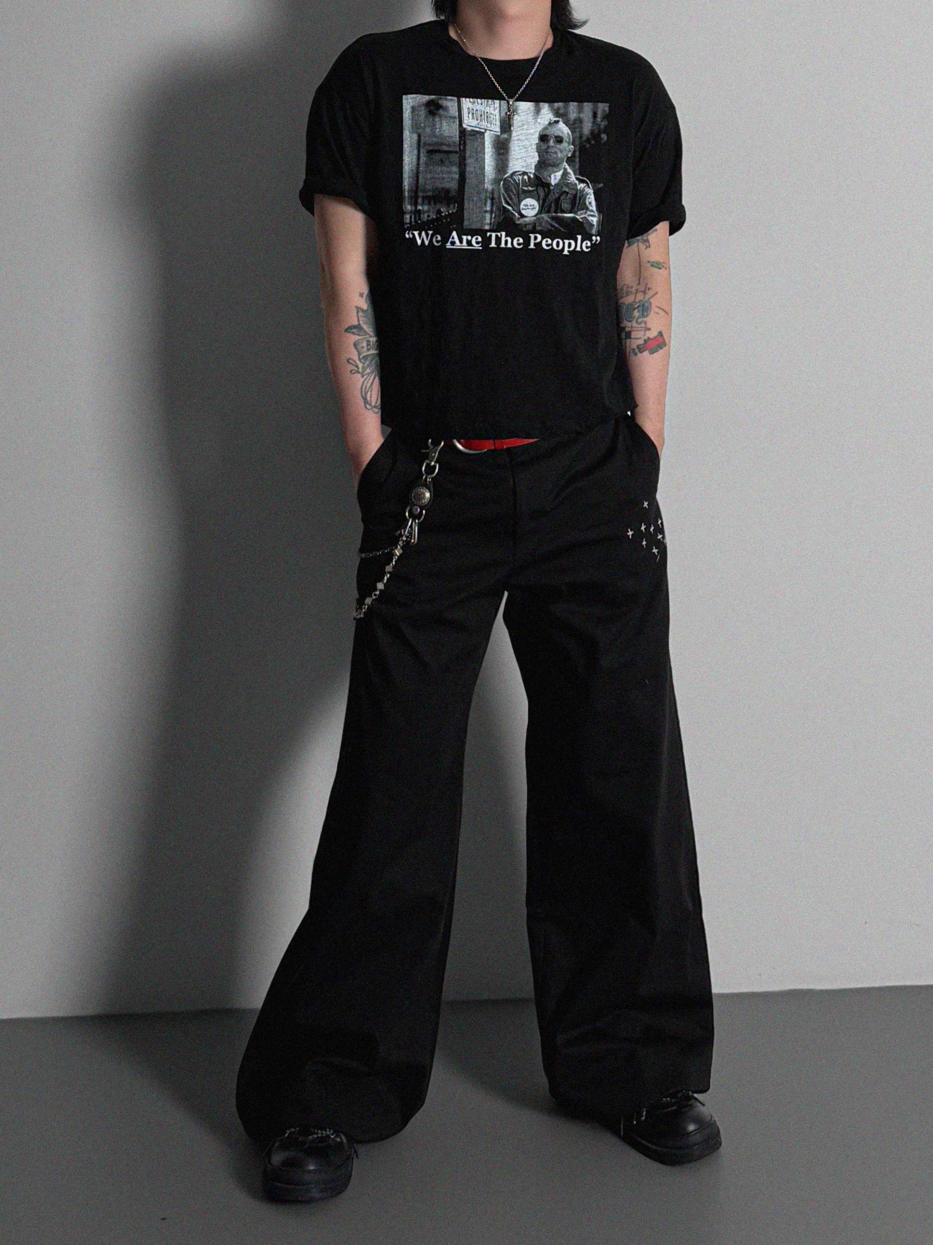 Vintage taxi slap crop half t