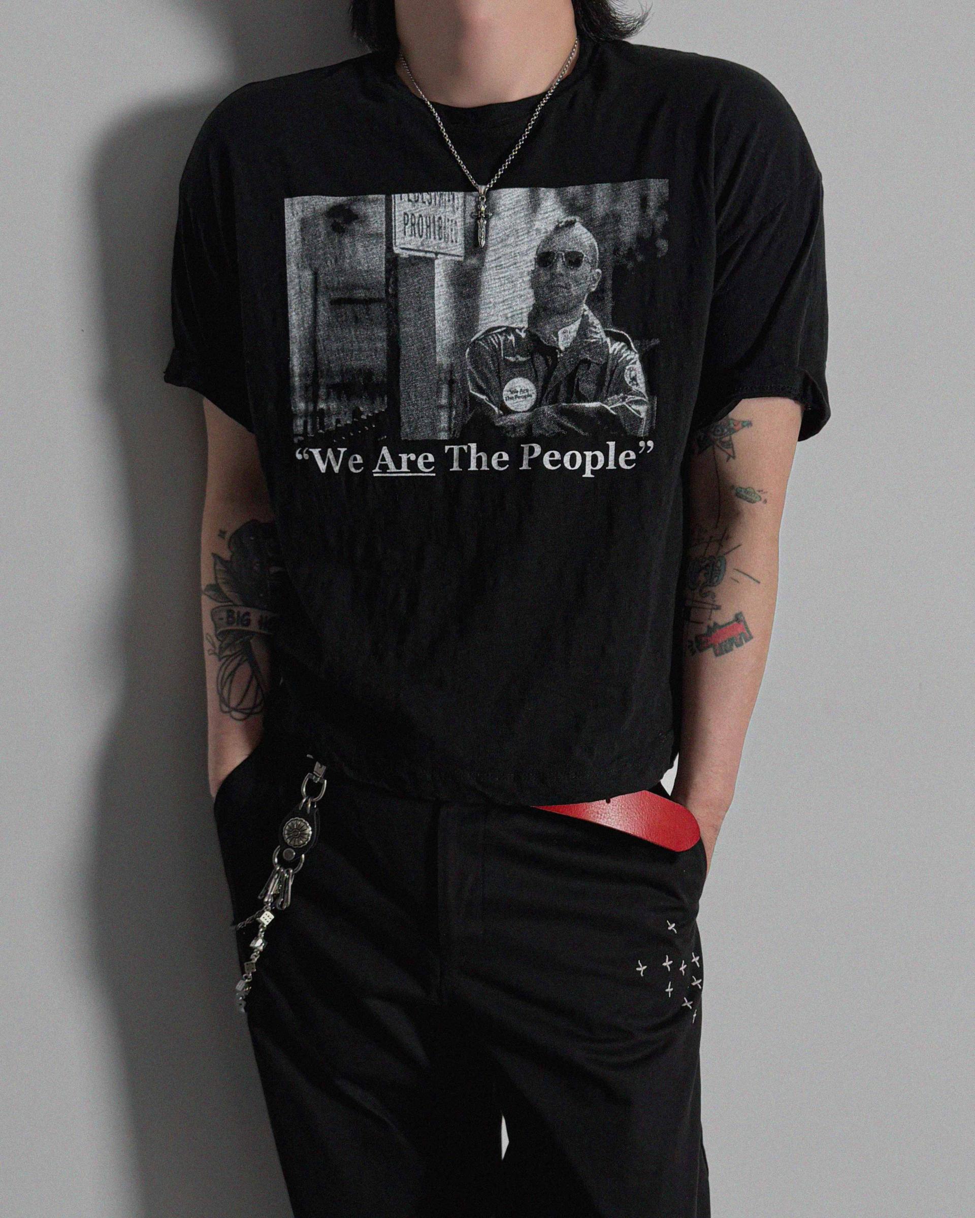 Vintage taxi slap crop half t