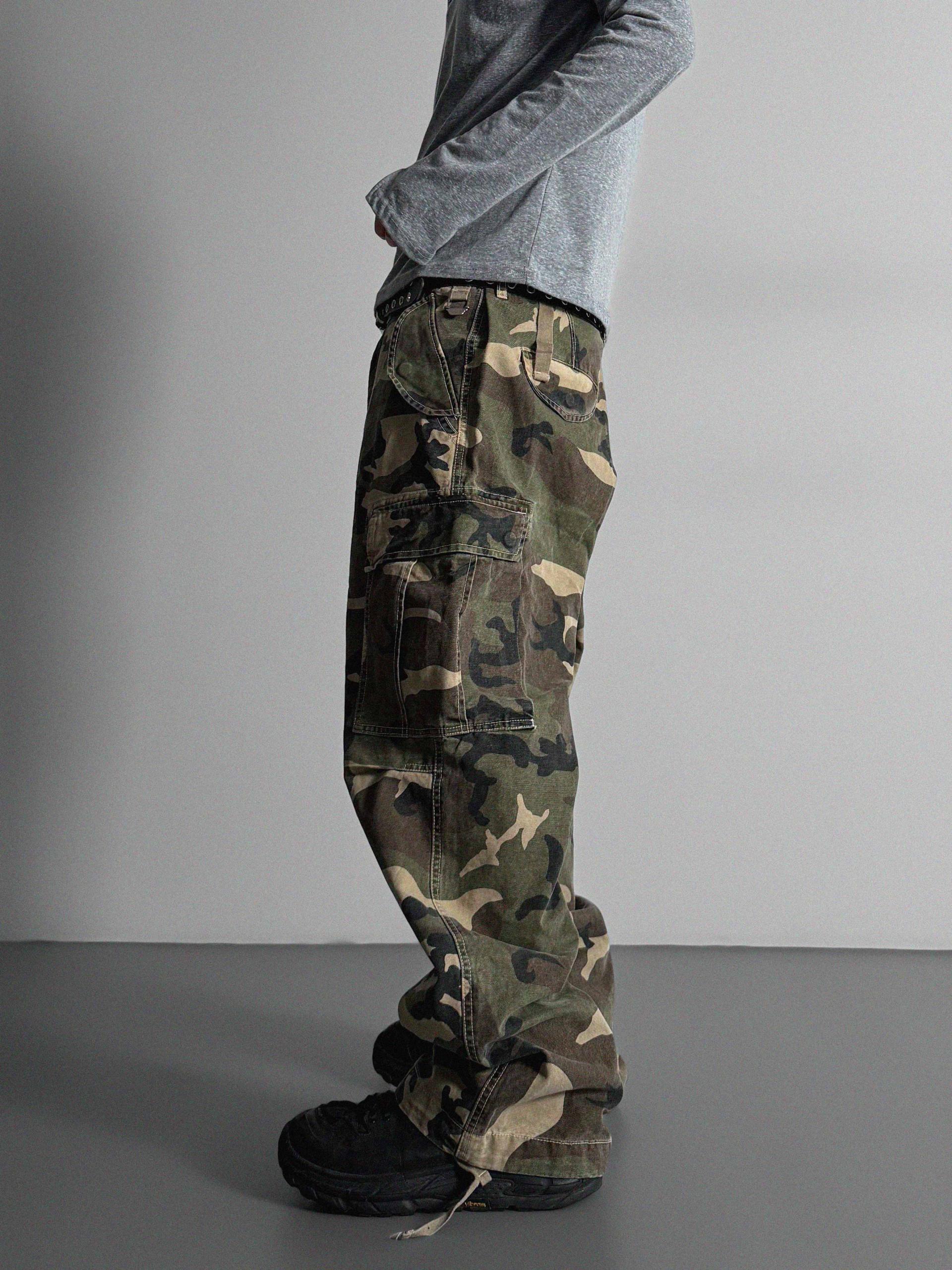 Works camo saging cargo pants