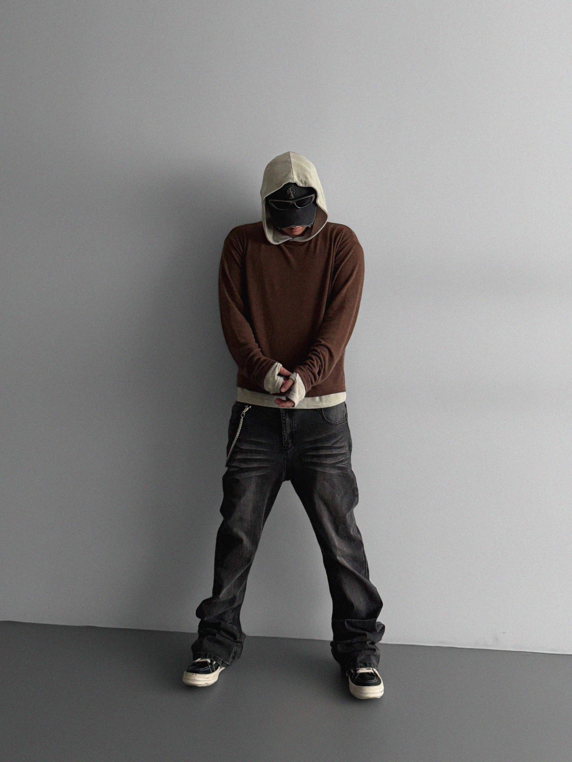Index layered warmer hood t