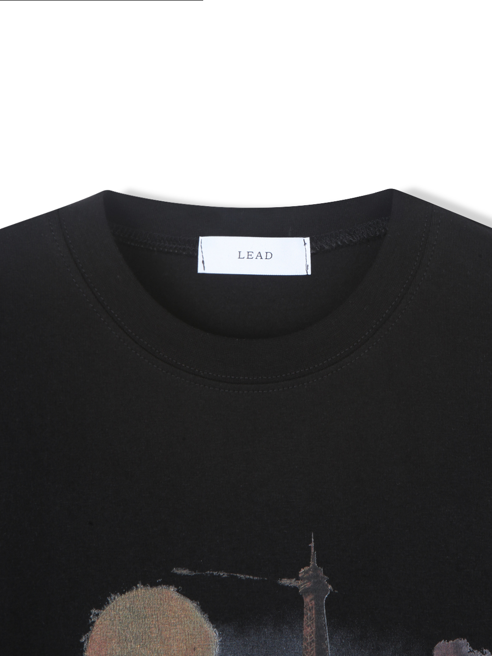 Paris moon crop half t