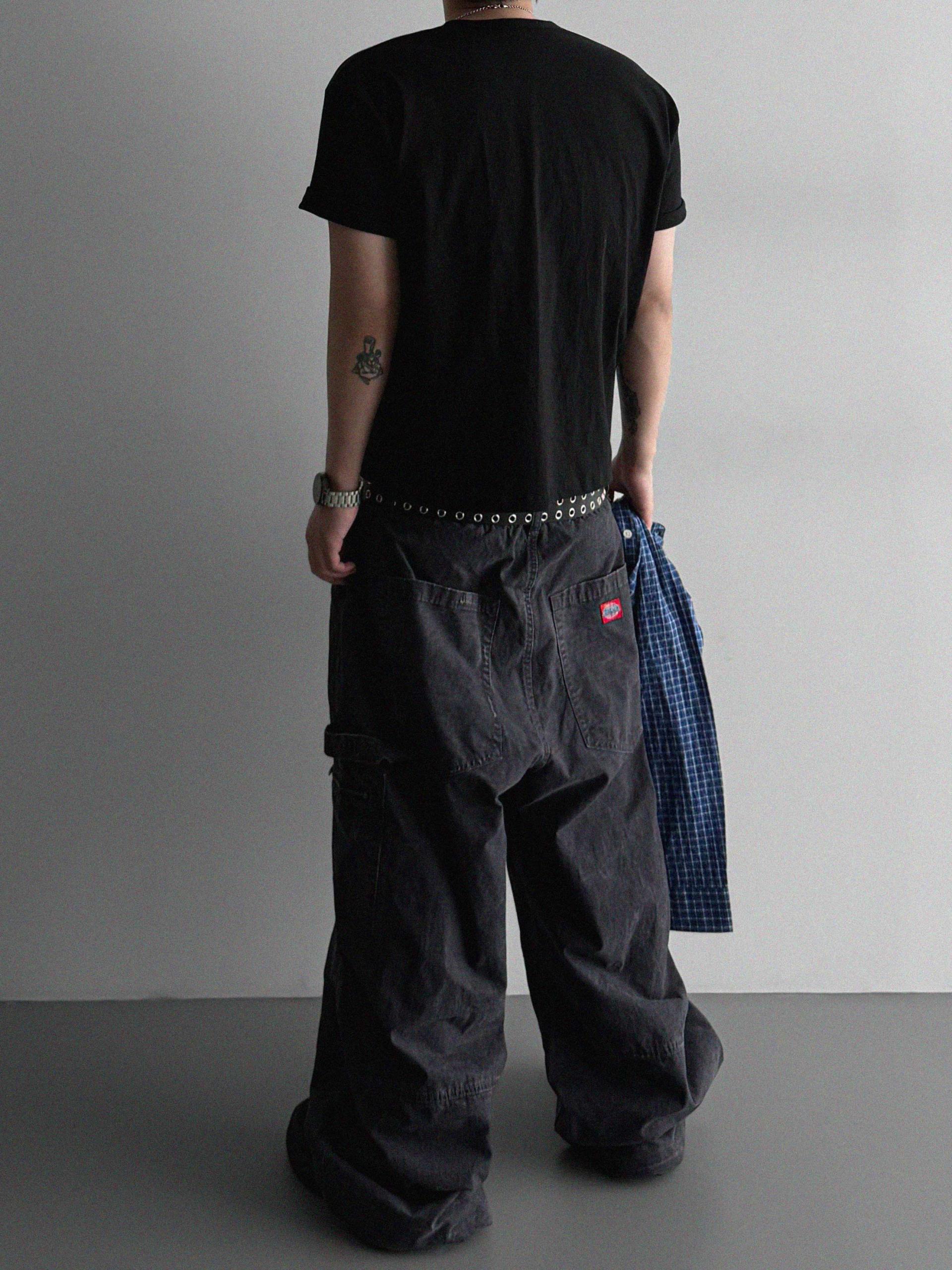 Vintage wide work pants