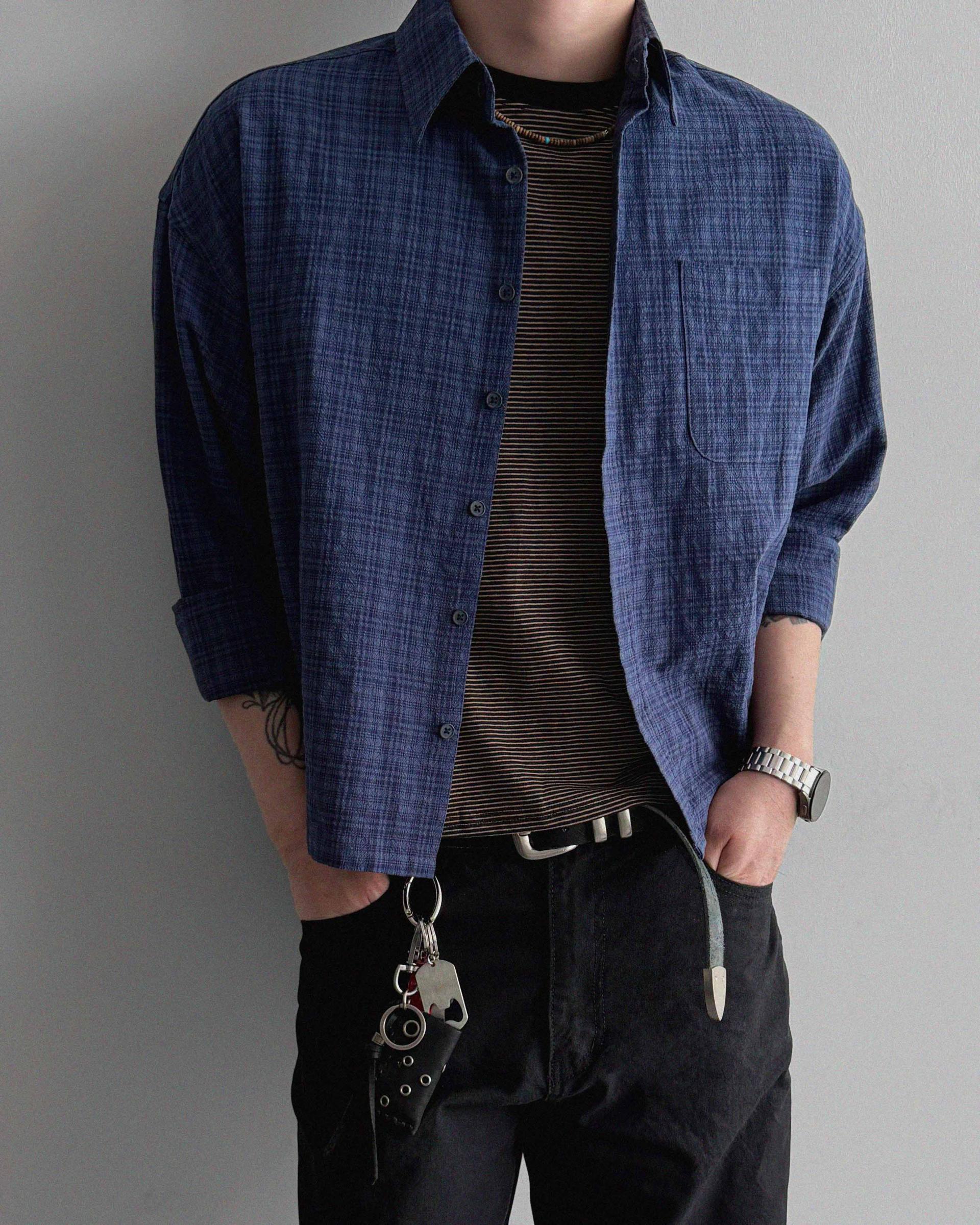 Paul crop check shirt