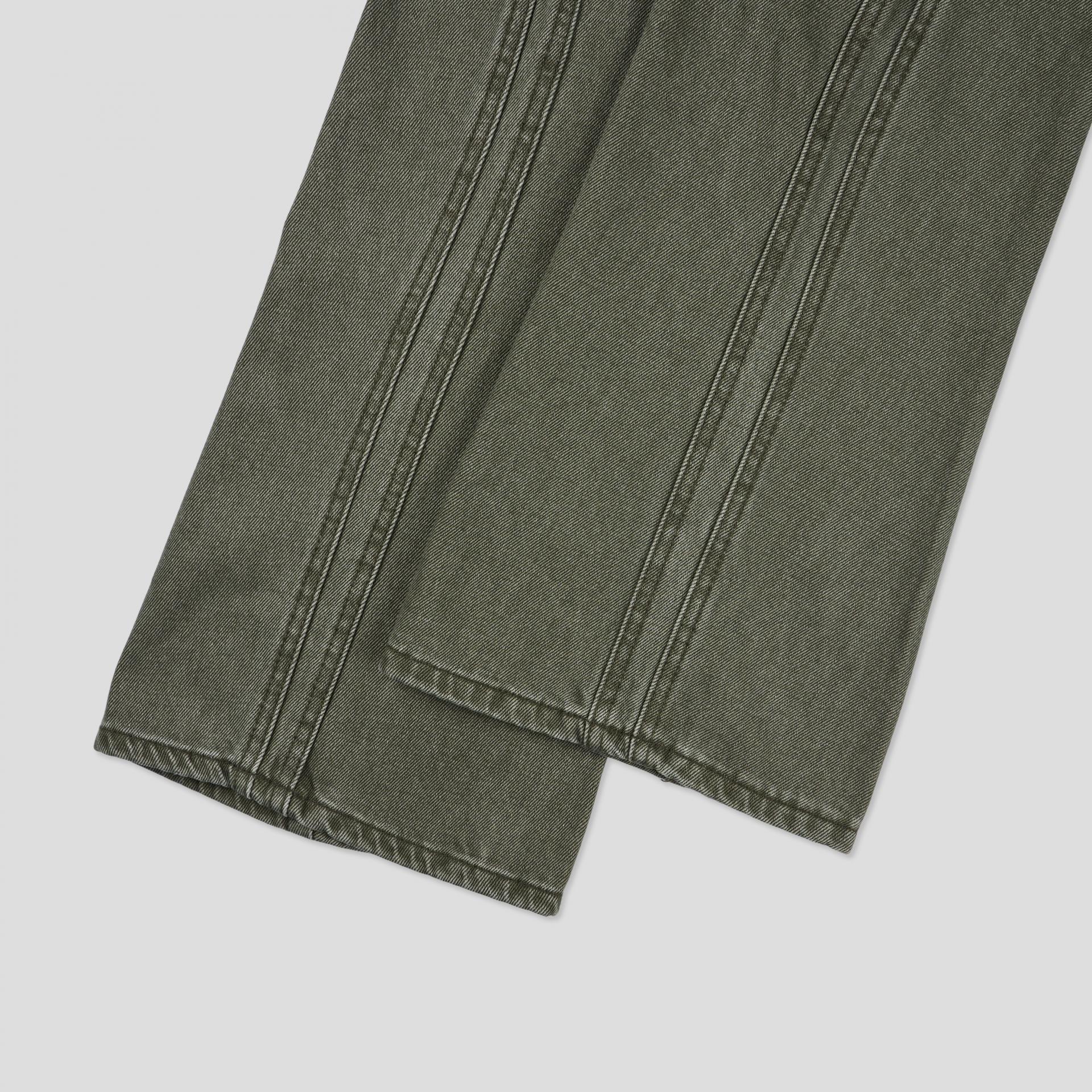 FW Double pocket curved flare pants