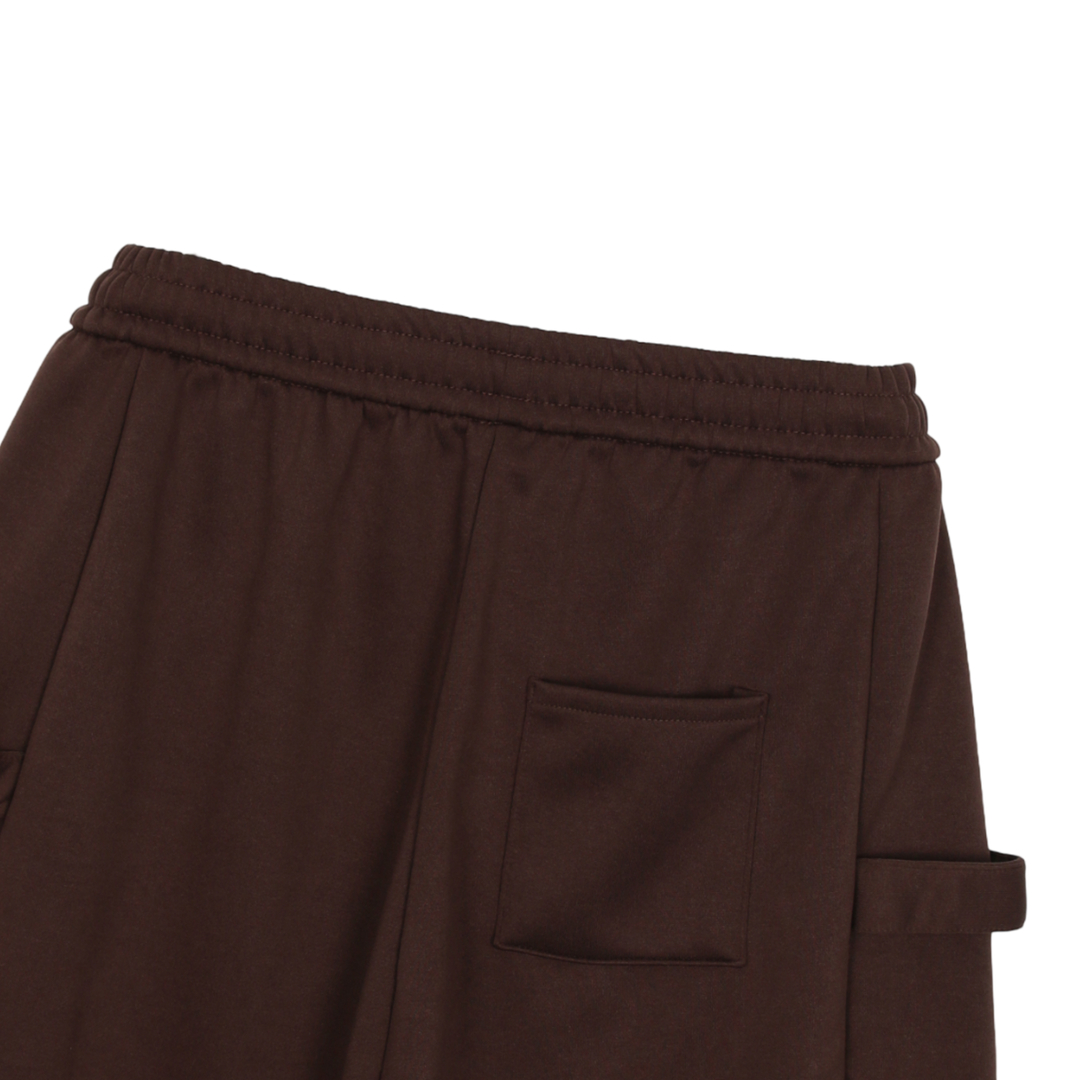 Side snap bermuda sweat pants