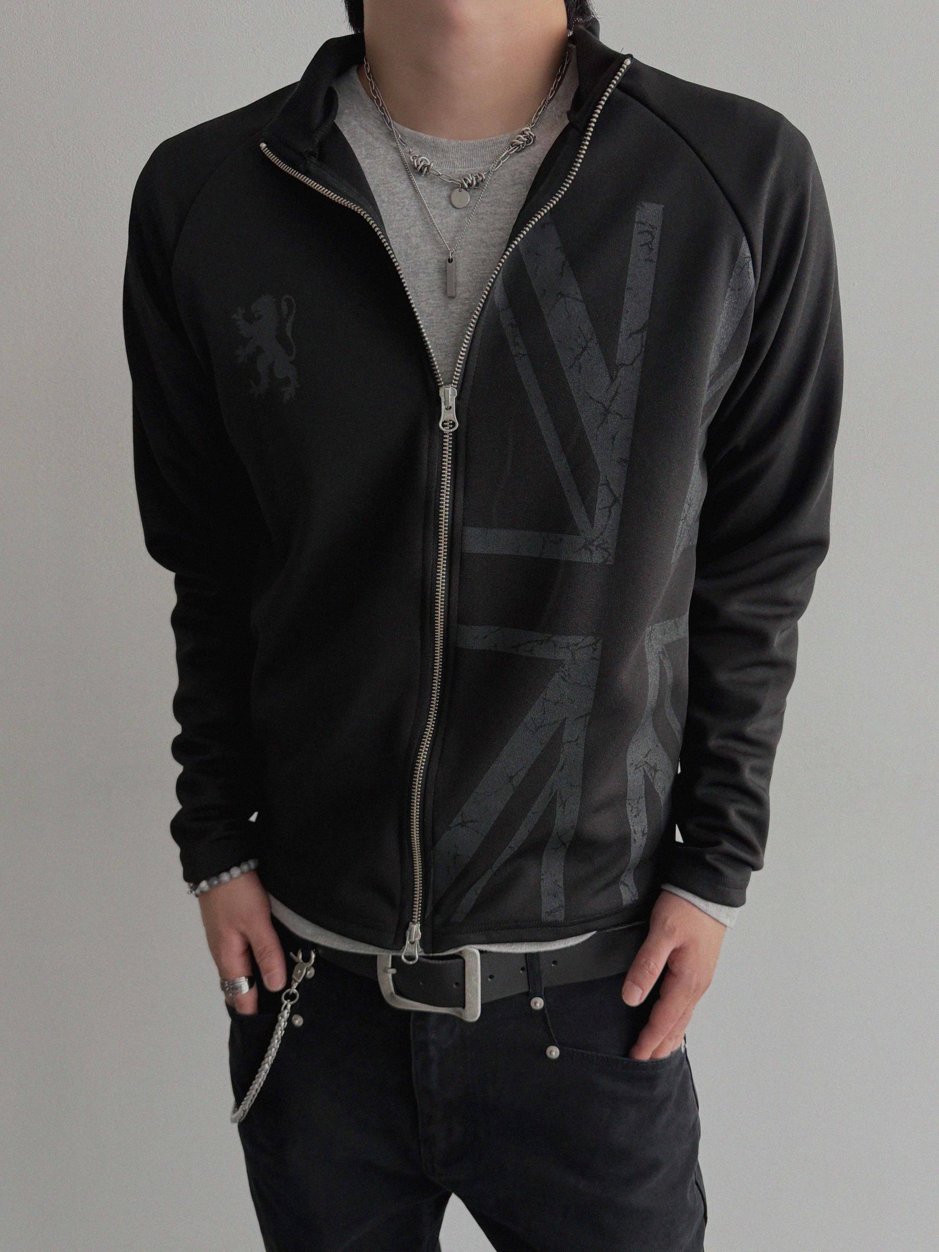 England slim jersey zip-up