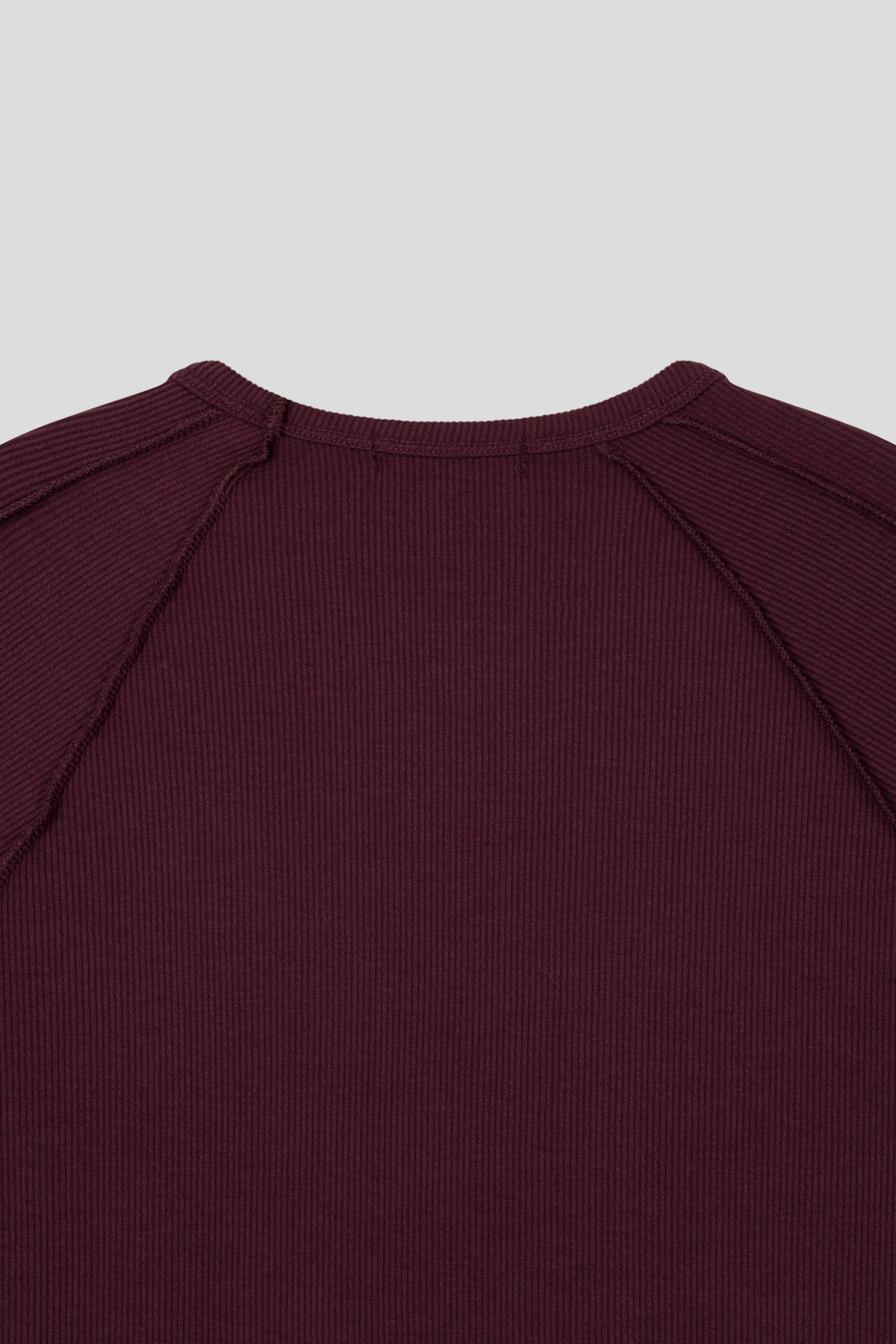 Outside Incision ribbed slim t