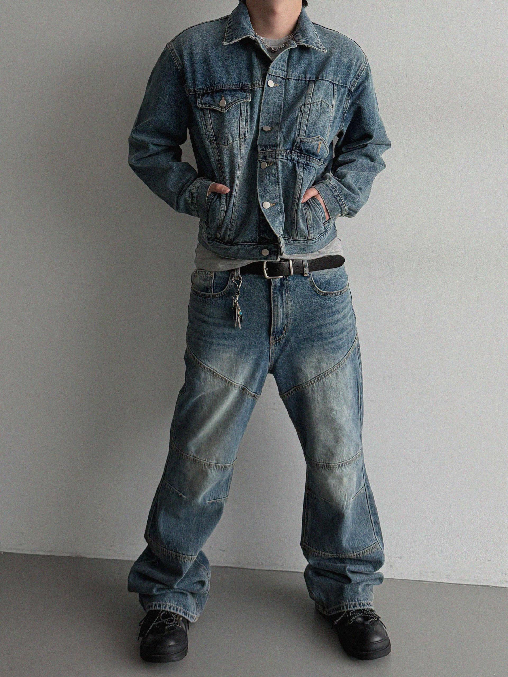 Mabel reverse crop denim jacket