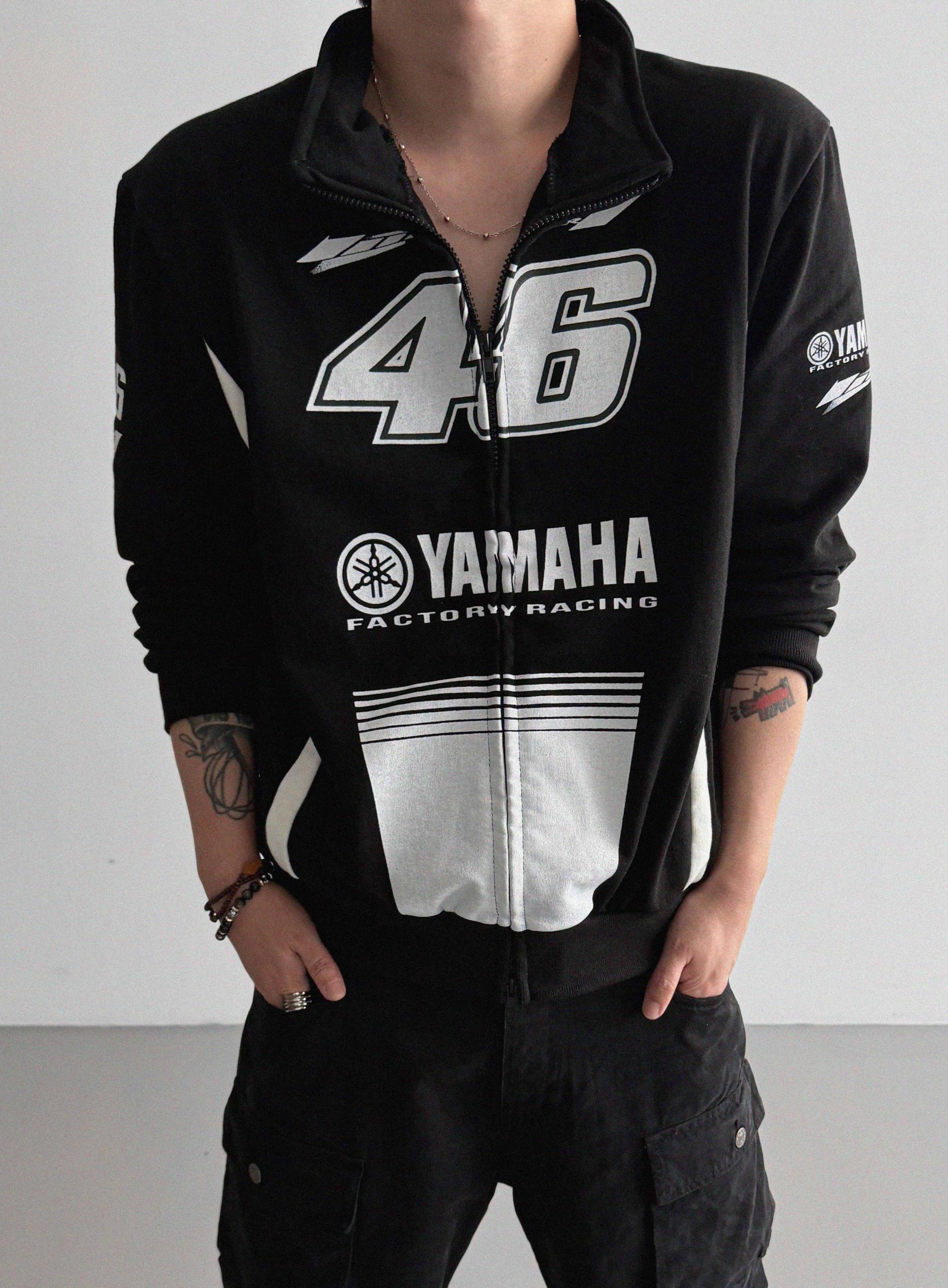 Racing print zip-up