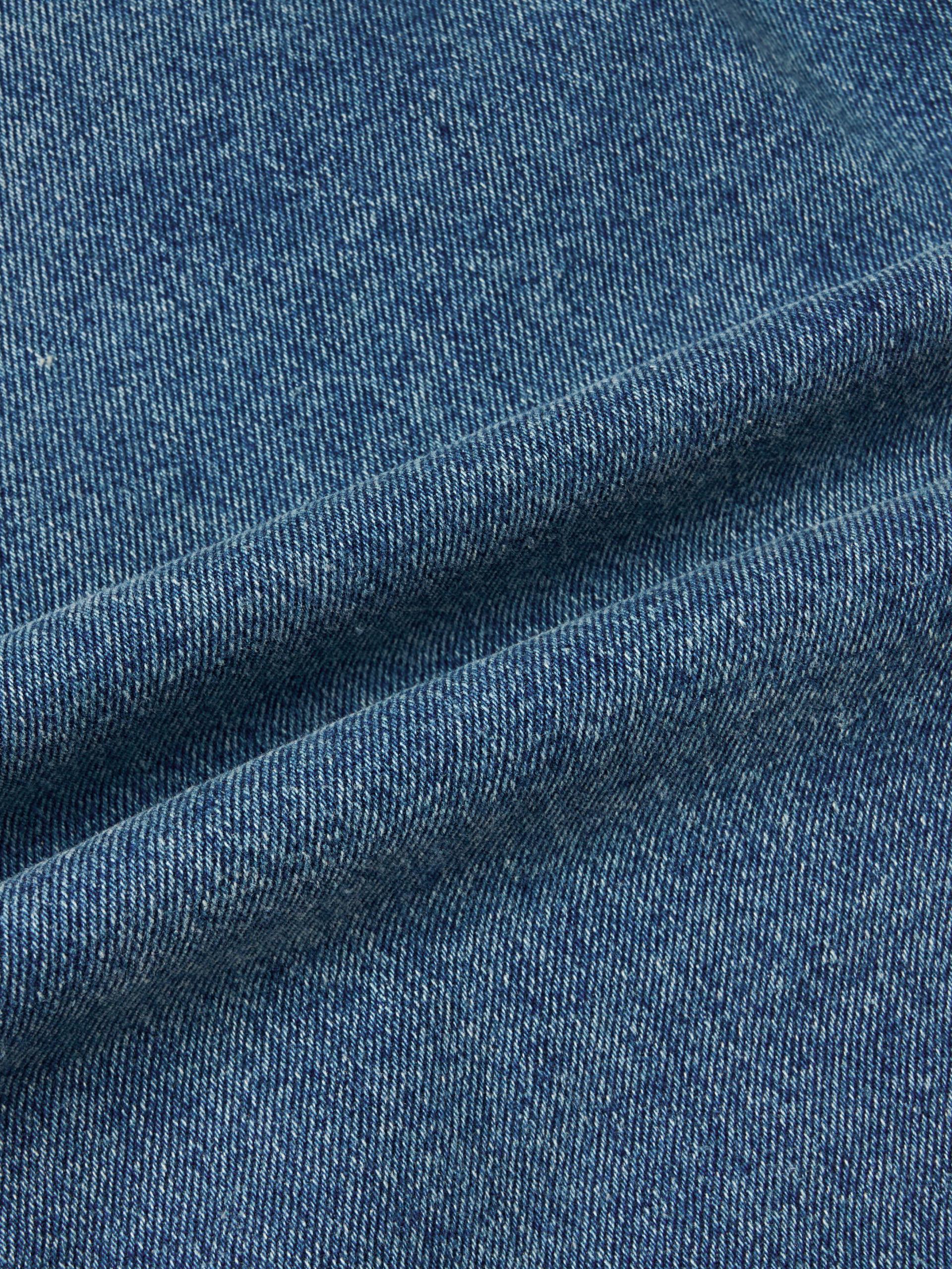 Mabel reverse crop denim jacket