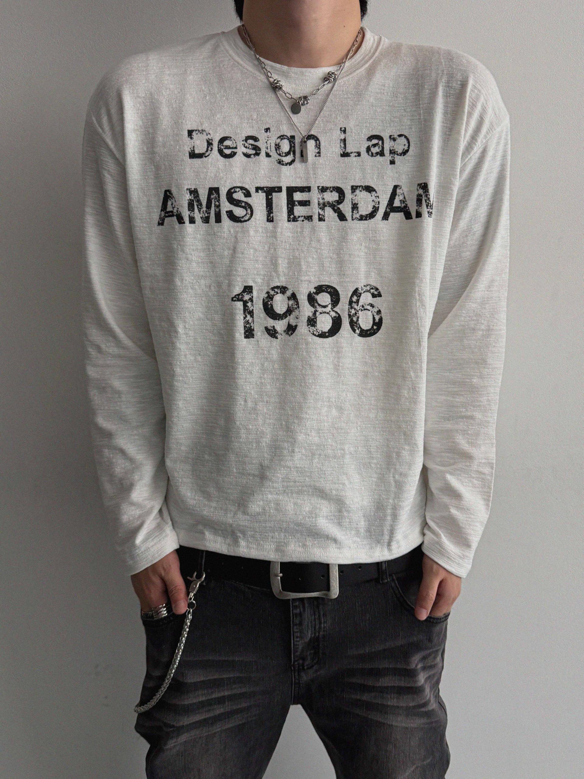 Lap slub crop t