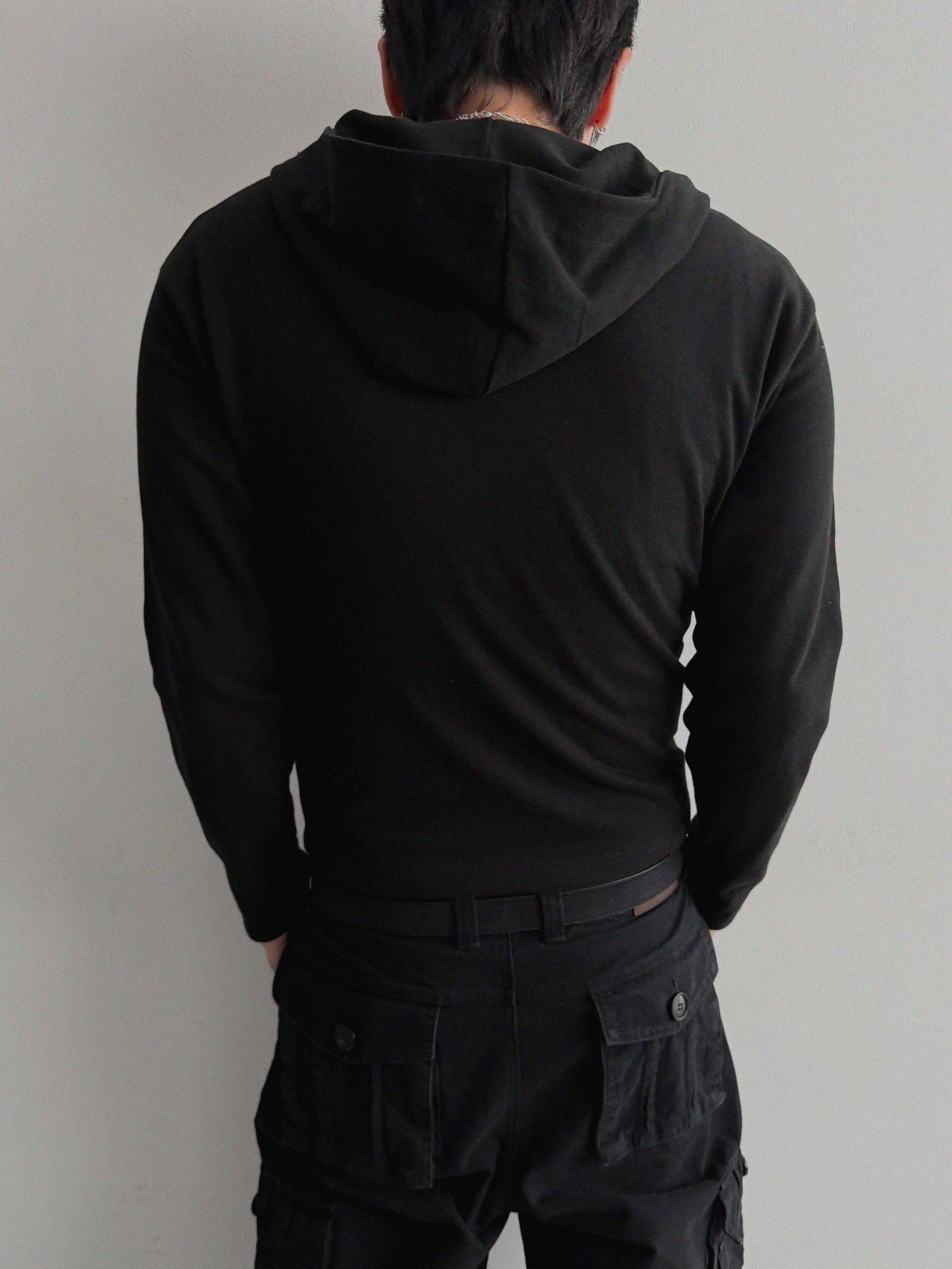 Aether pendant slim hood zip-up