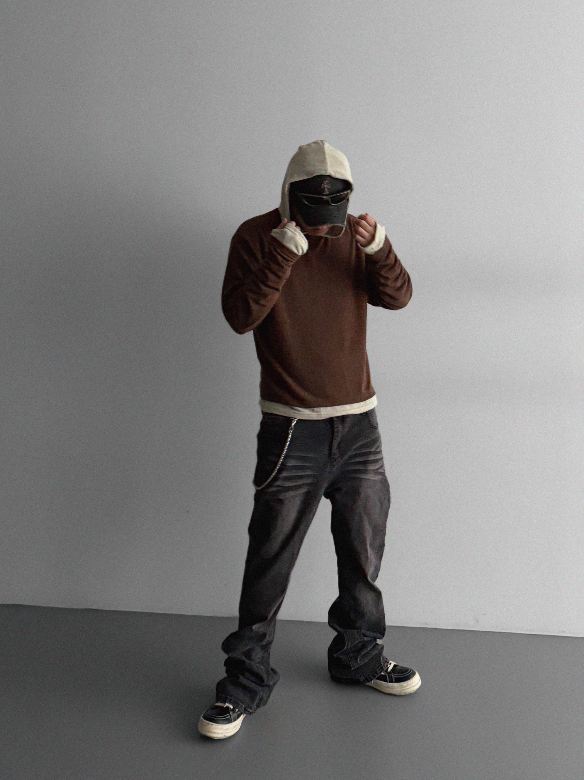 Index layered warmer hood t