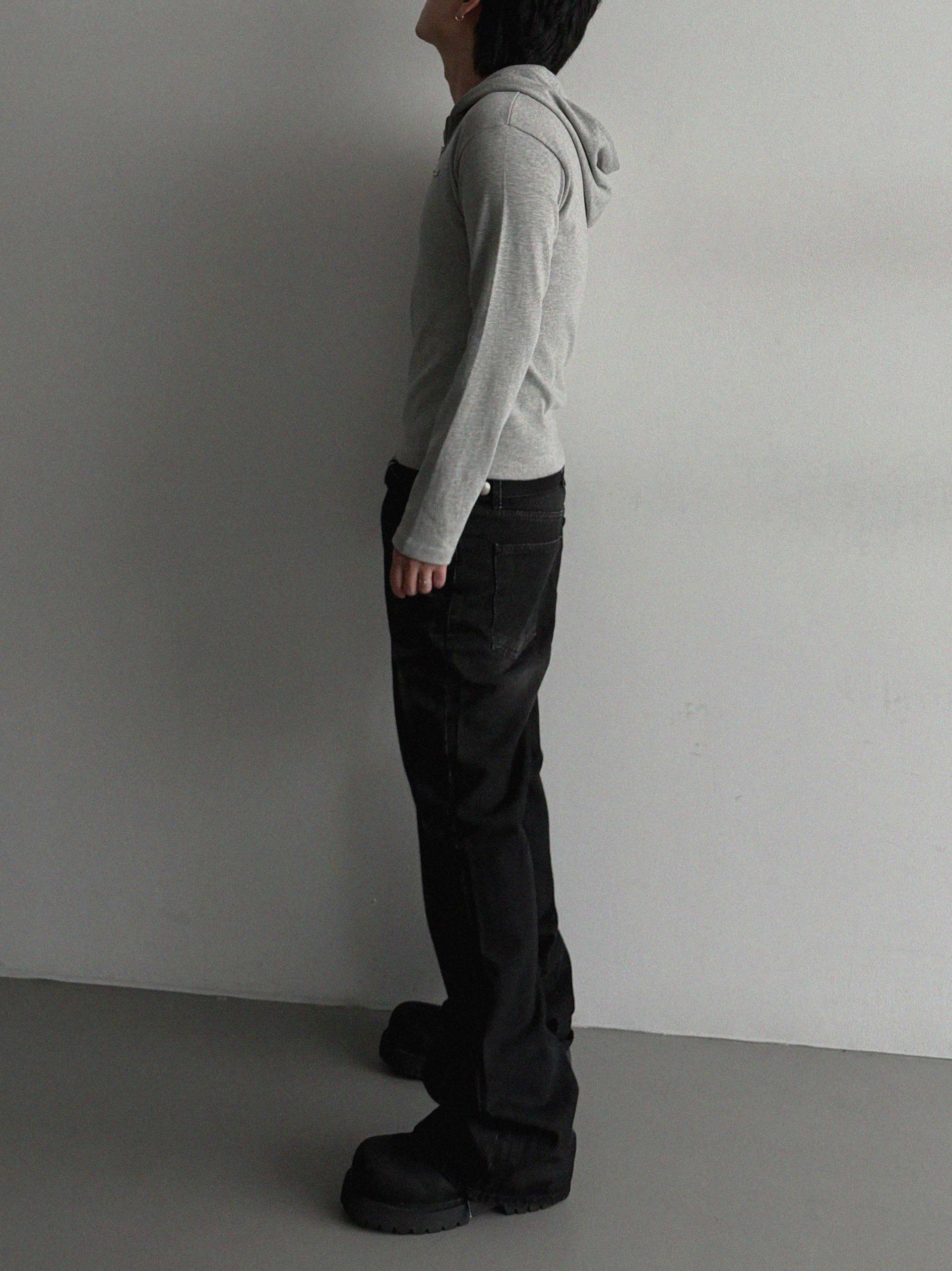 Aether pendant slim hood zip-up