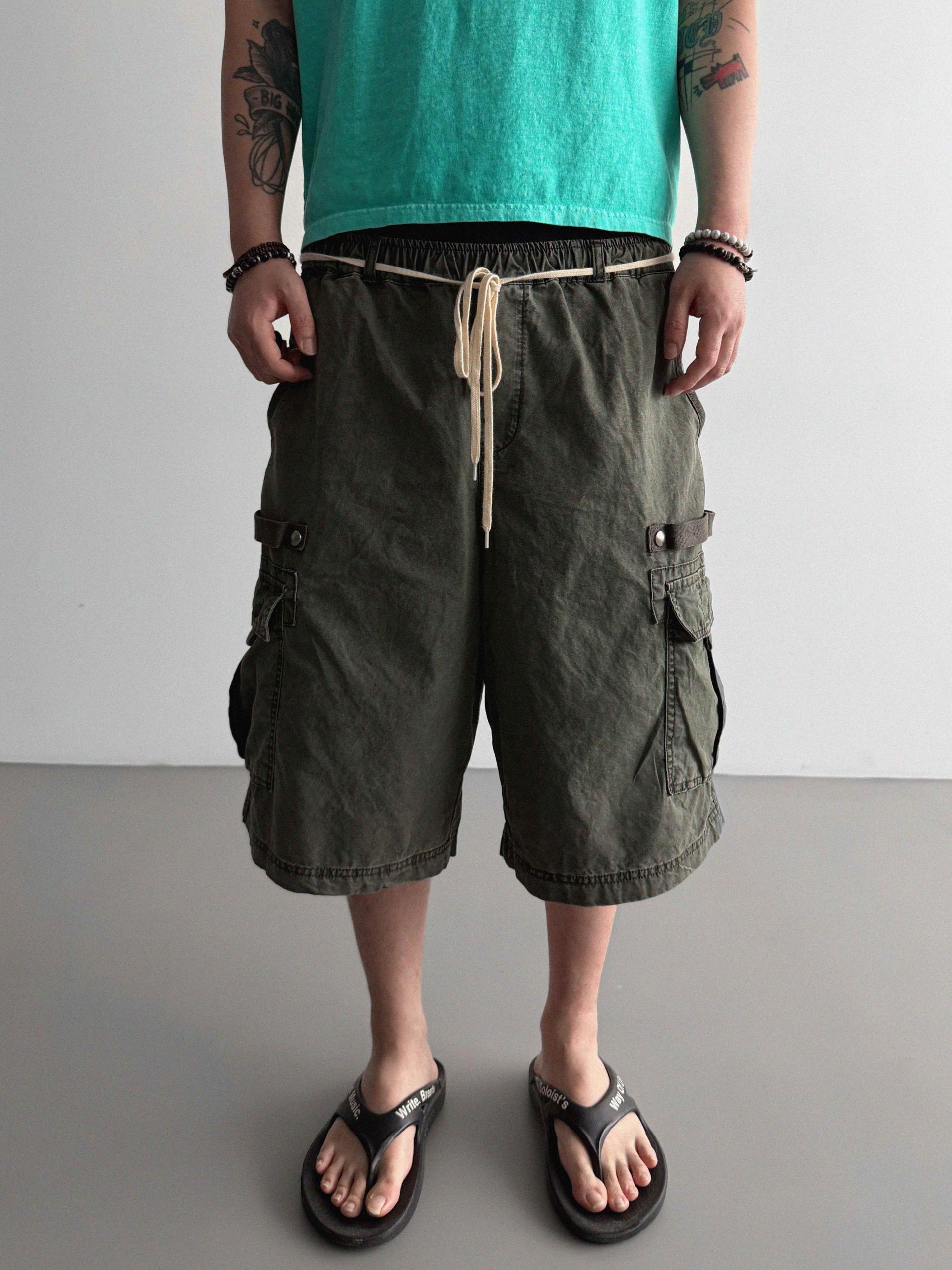 forsed cargo bermuda pants