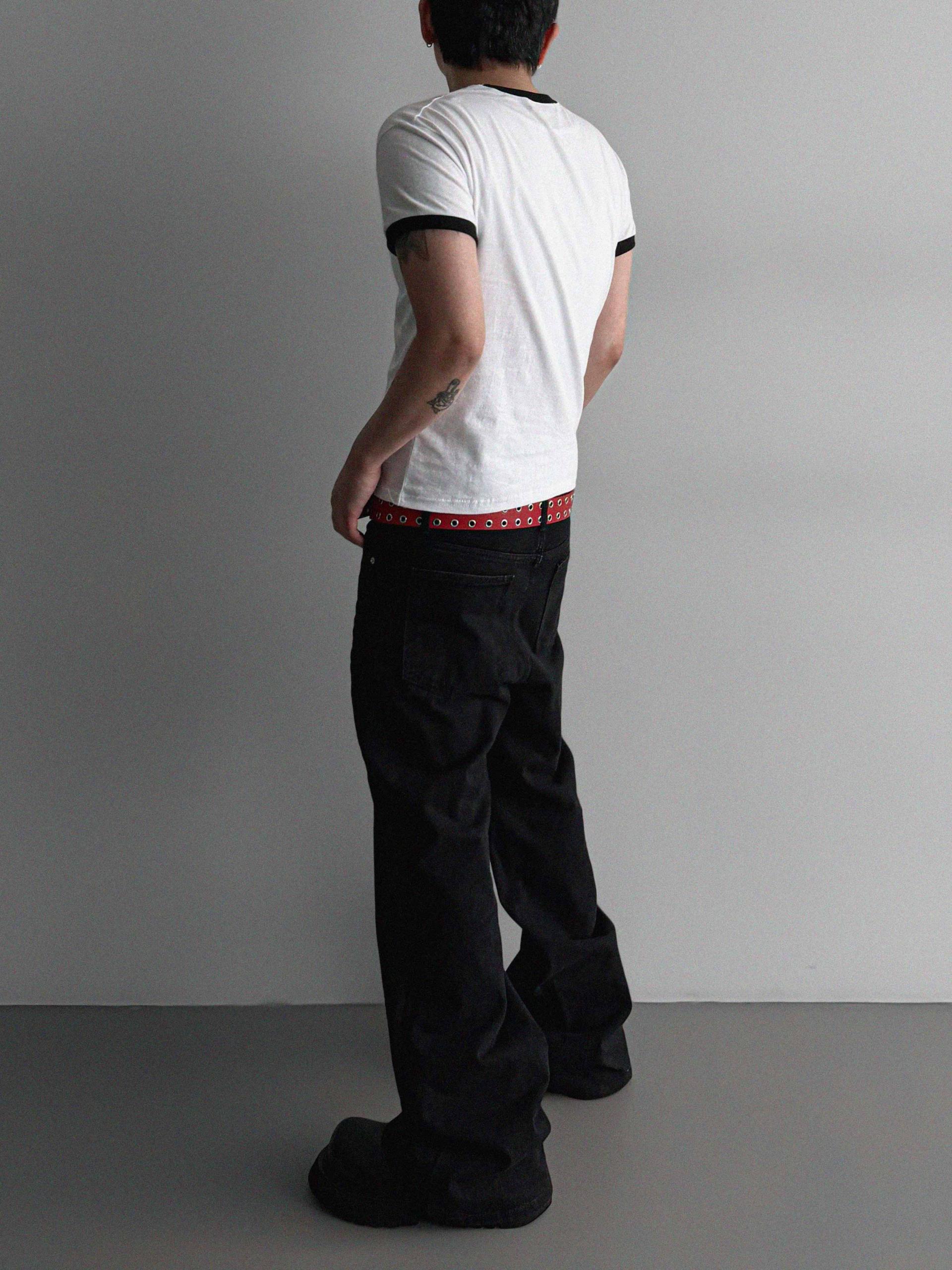 Retro star muscle ringer half t