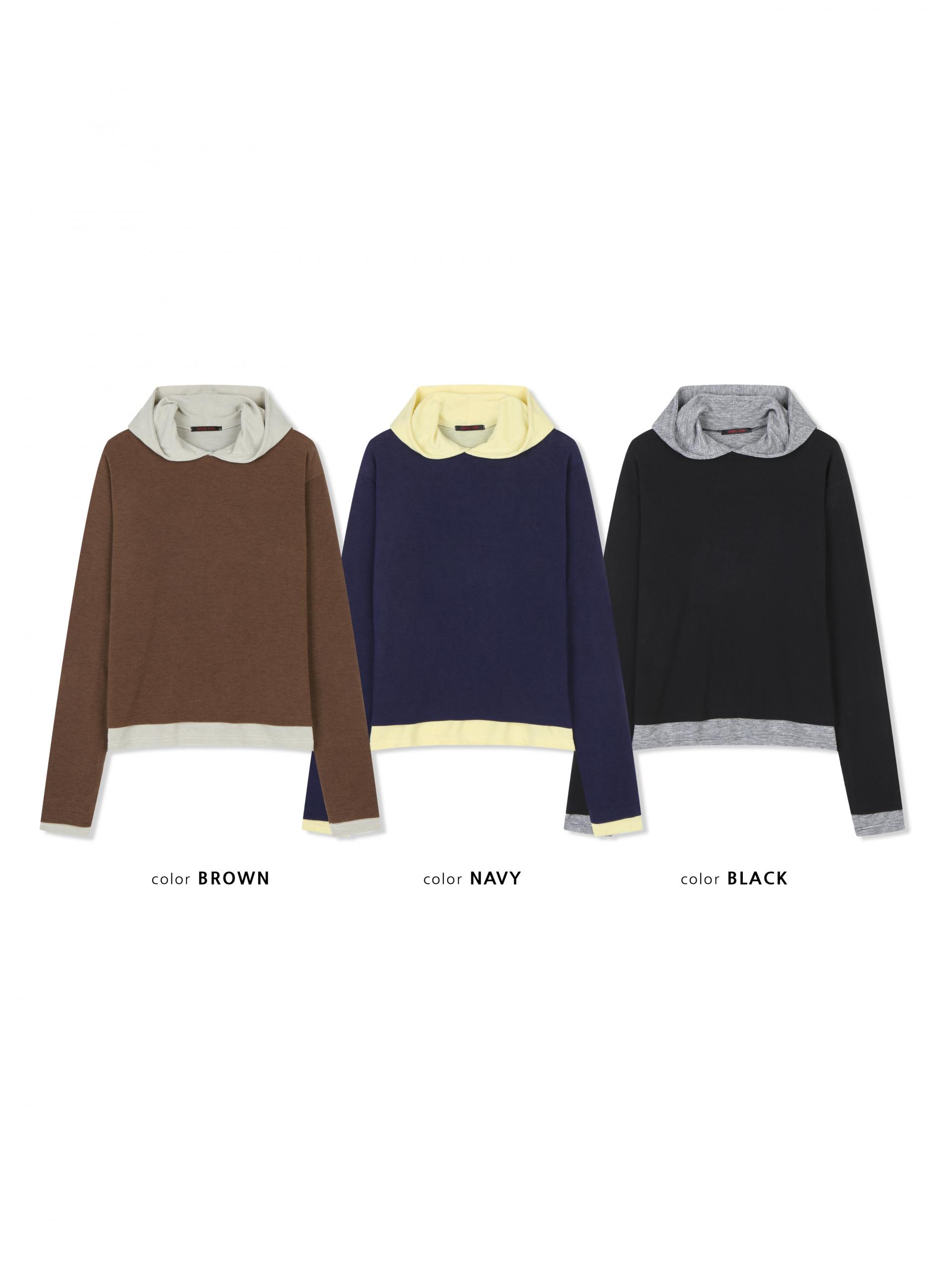 Index layered warmer hood t