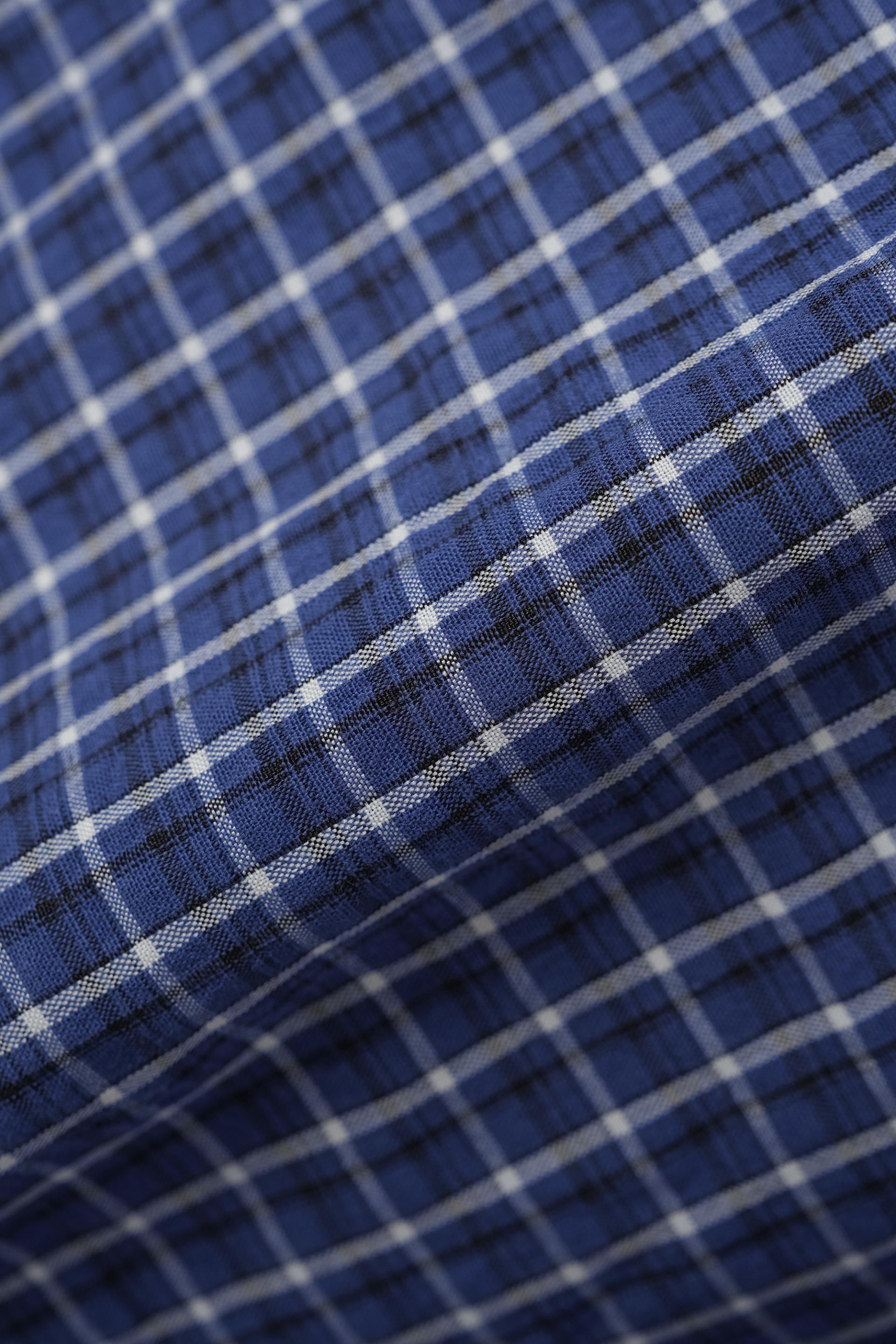 Deli semi crop check shirt