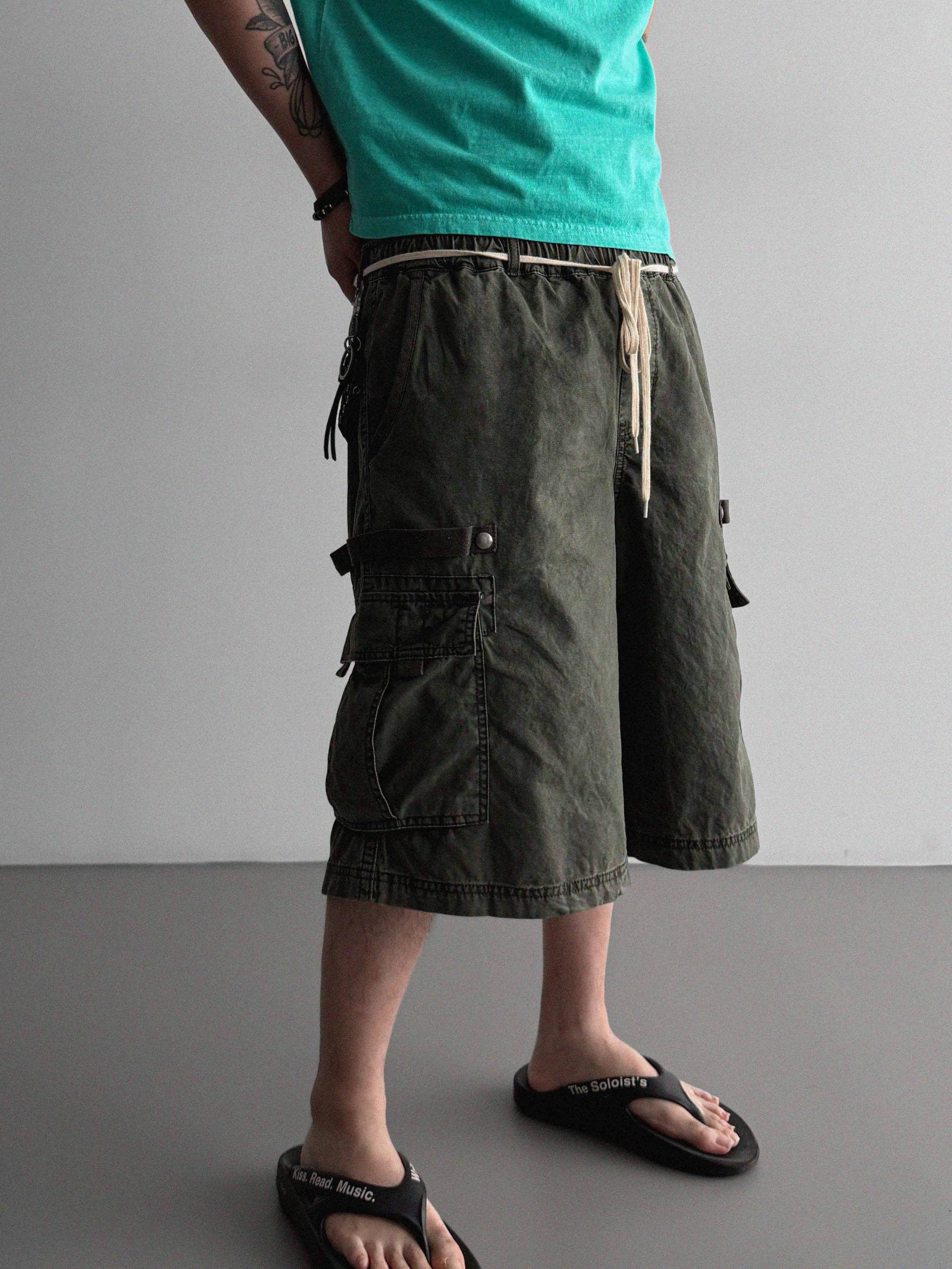 forsed cargo bermuda pants