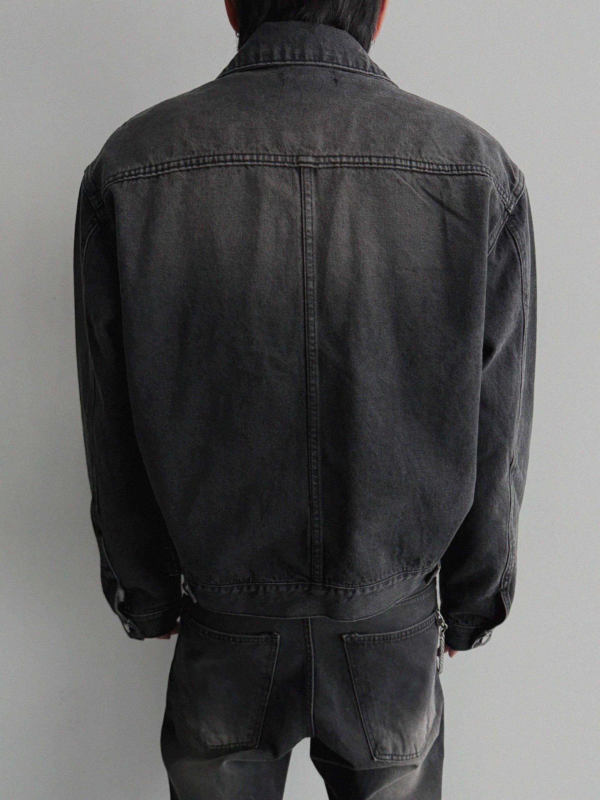 Mabel reverse crop denim jacket