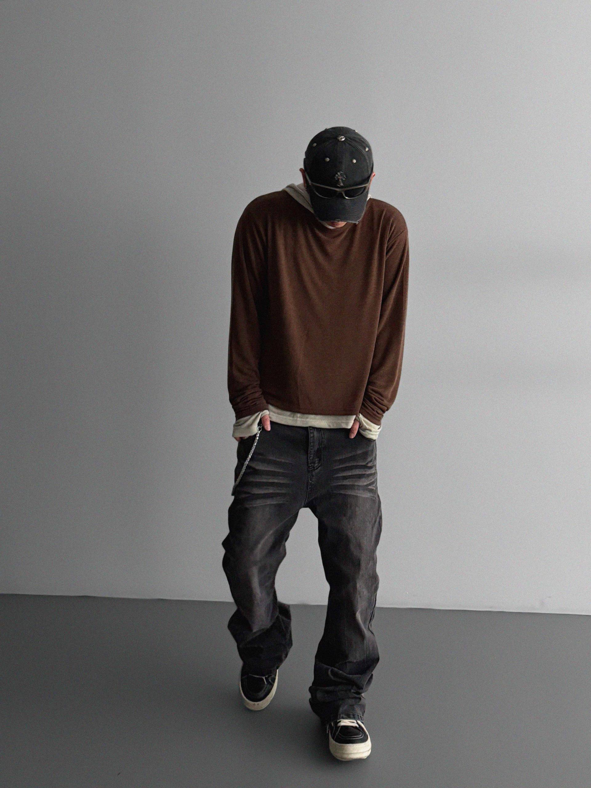 Index layered warmer hood t