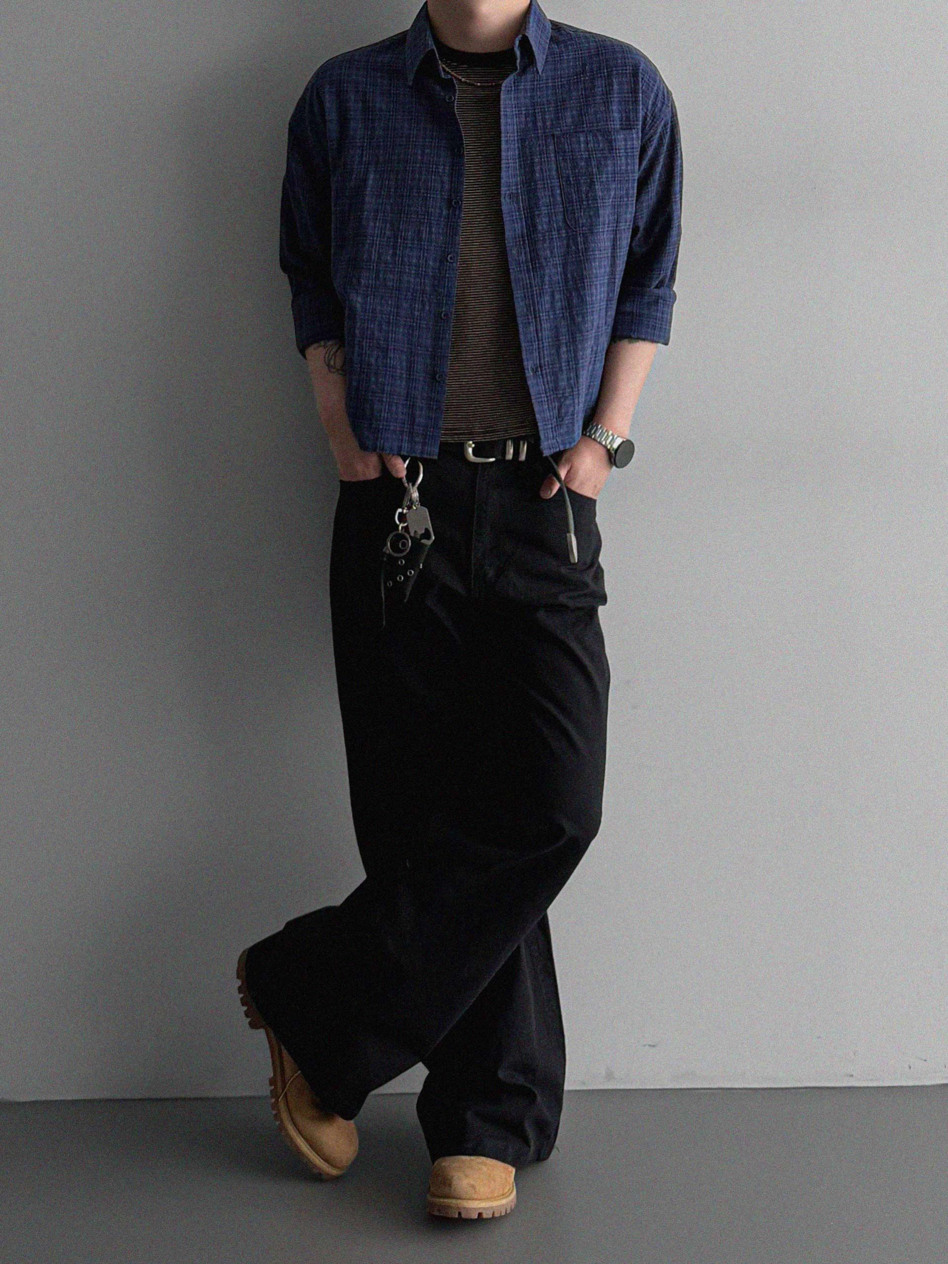 Paul crop check shirt