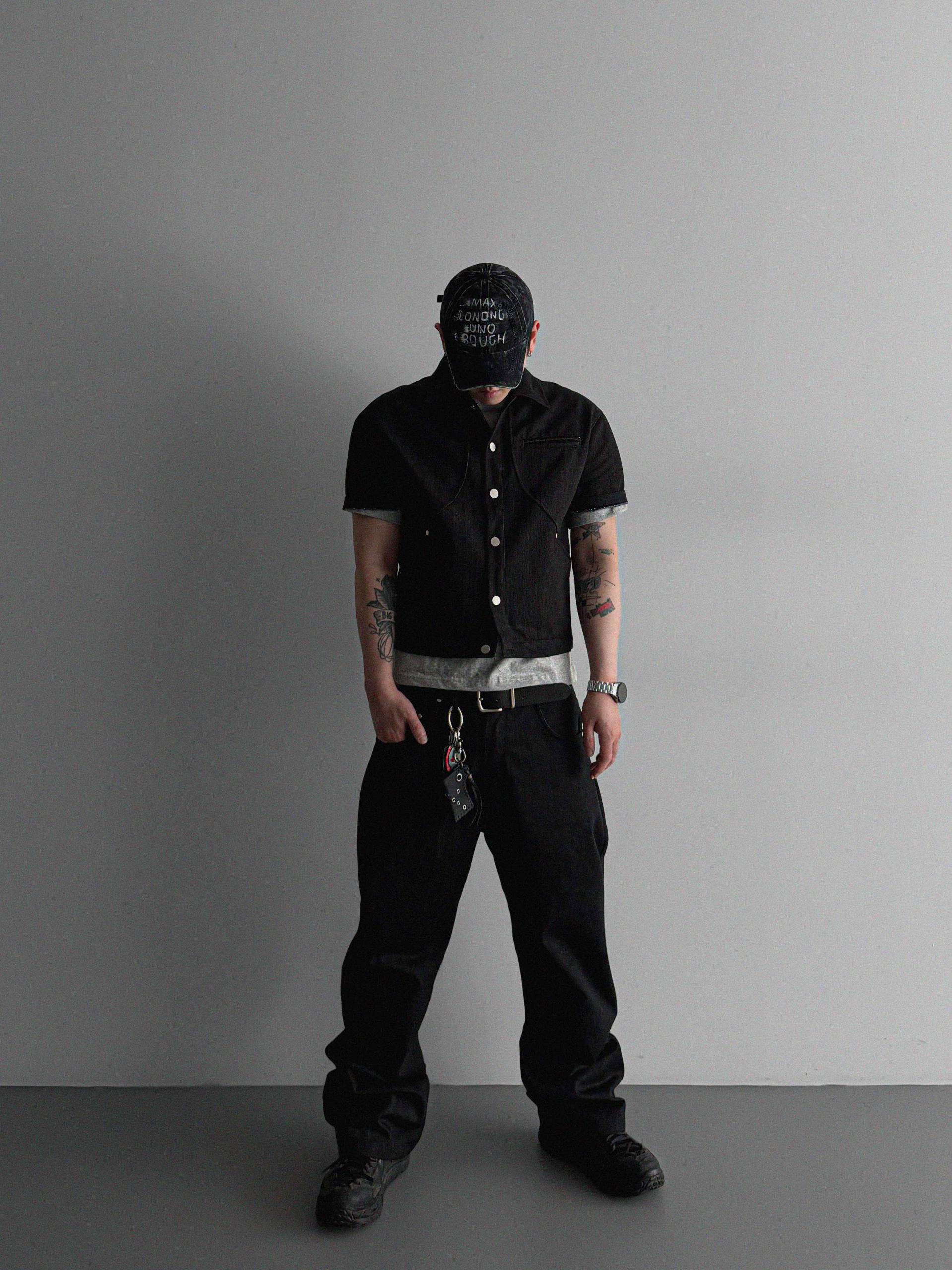 Core non fade crop half jacket