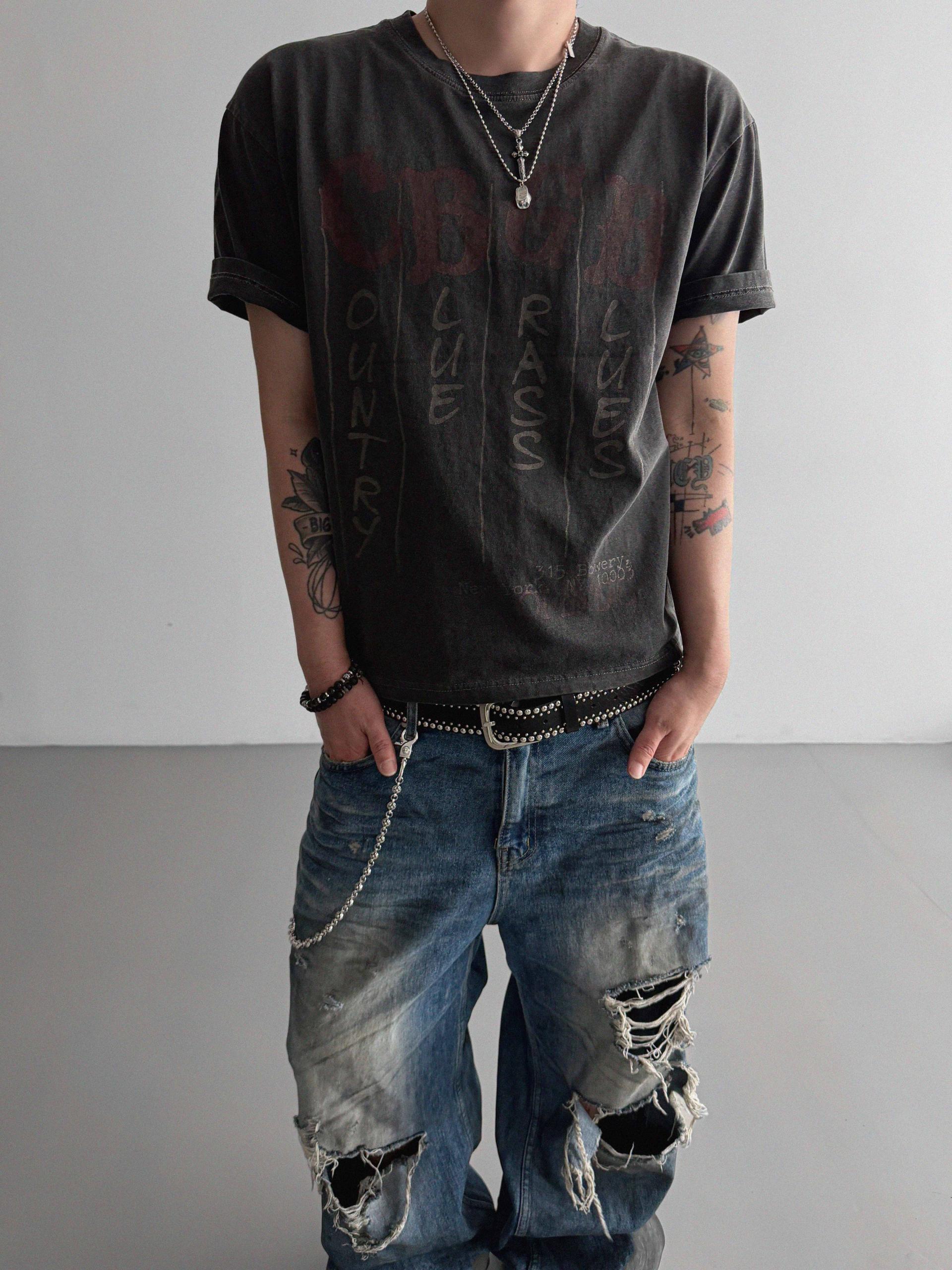 CBGB Pigment crop half t