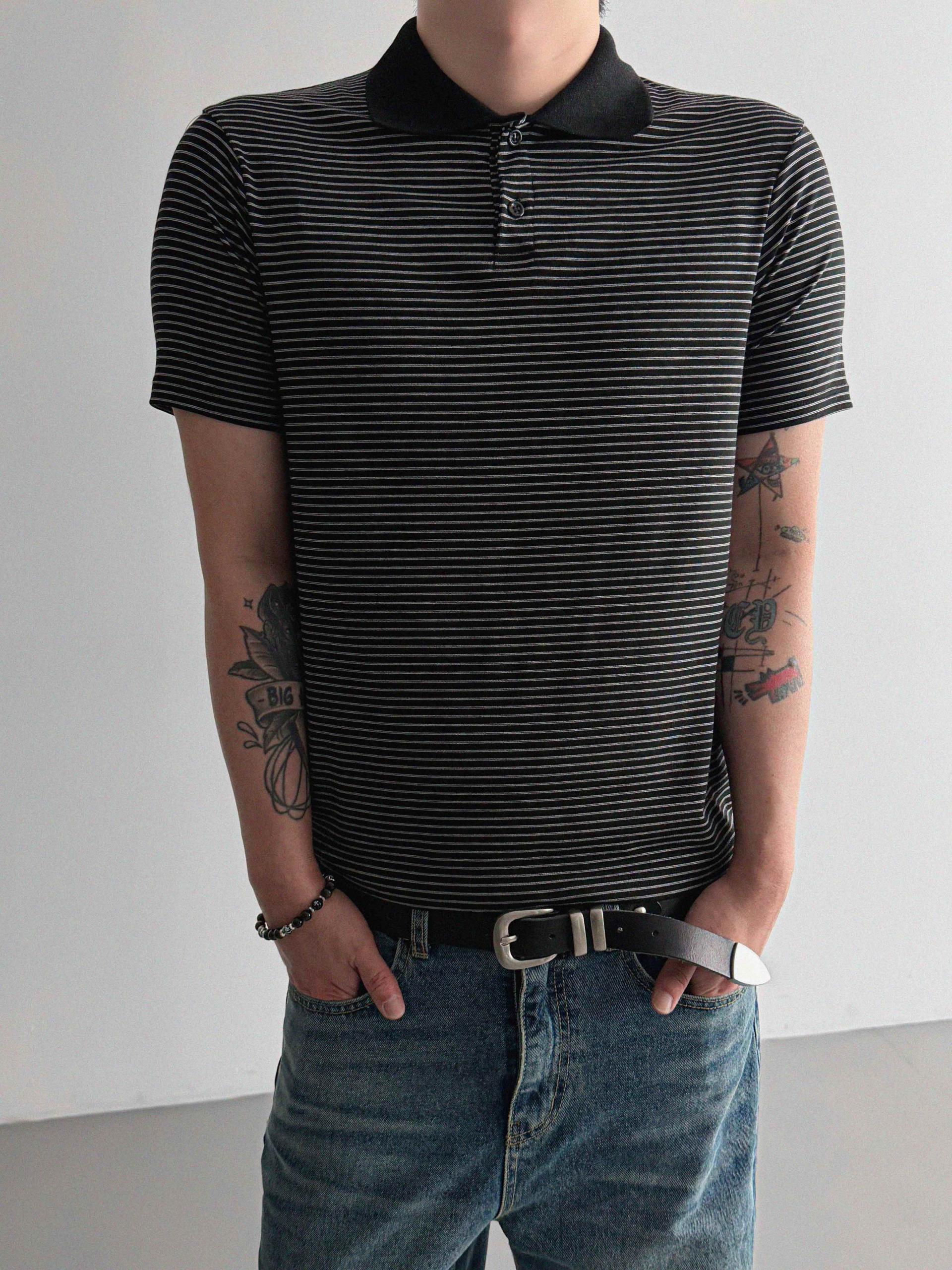 Cult collar half t