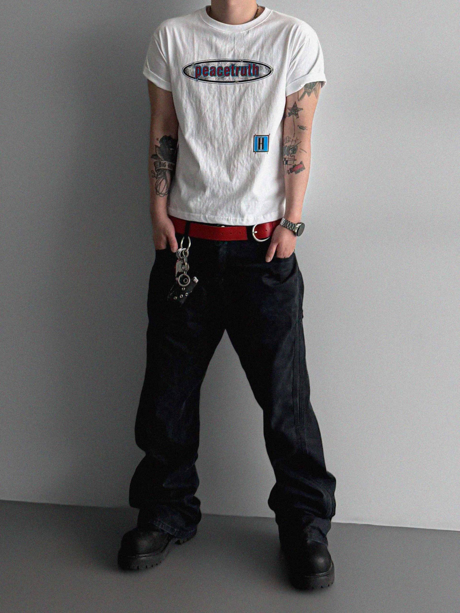 Peace crop half t