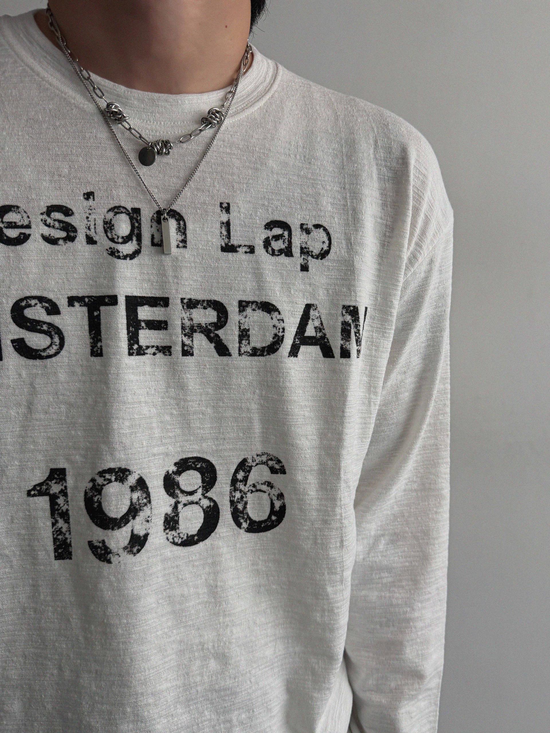 Lap slub crop t
